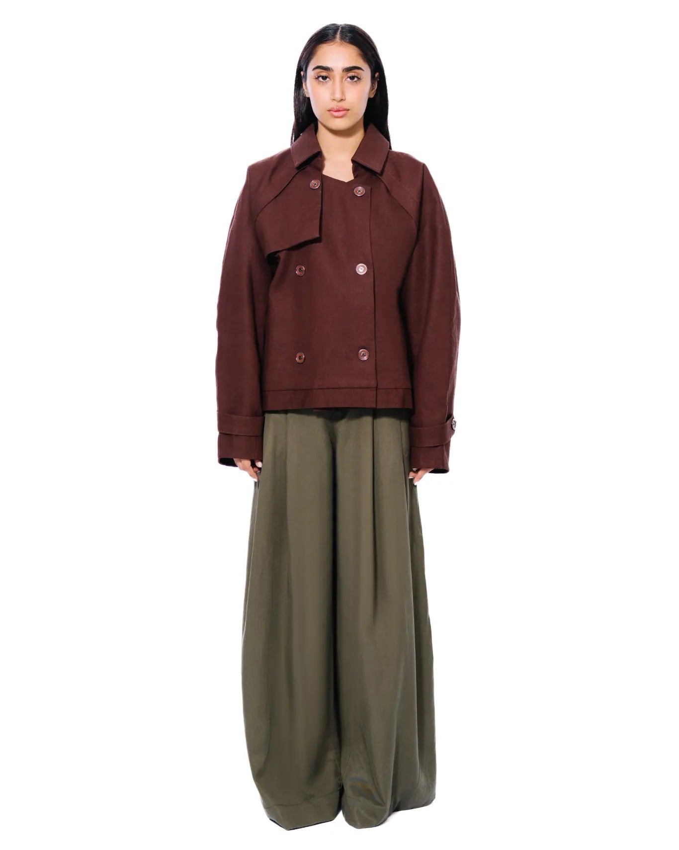Cocoa Trench Trucker