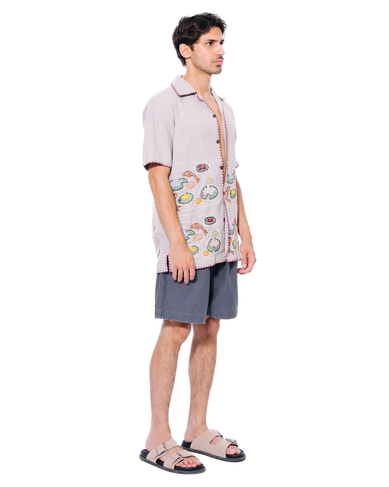 Grey Fish Pond Shirt
