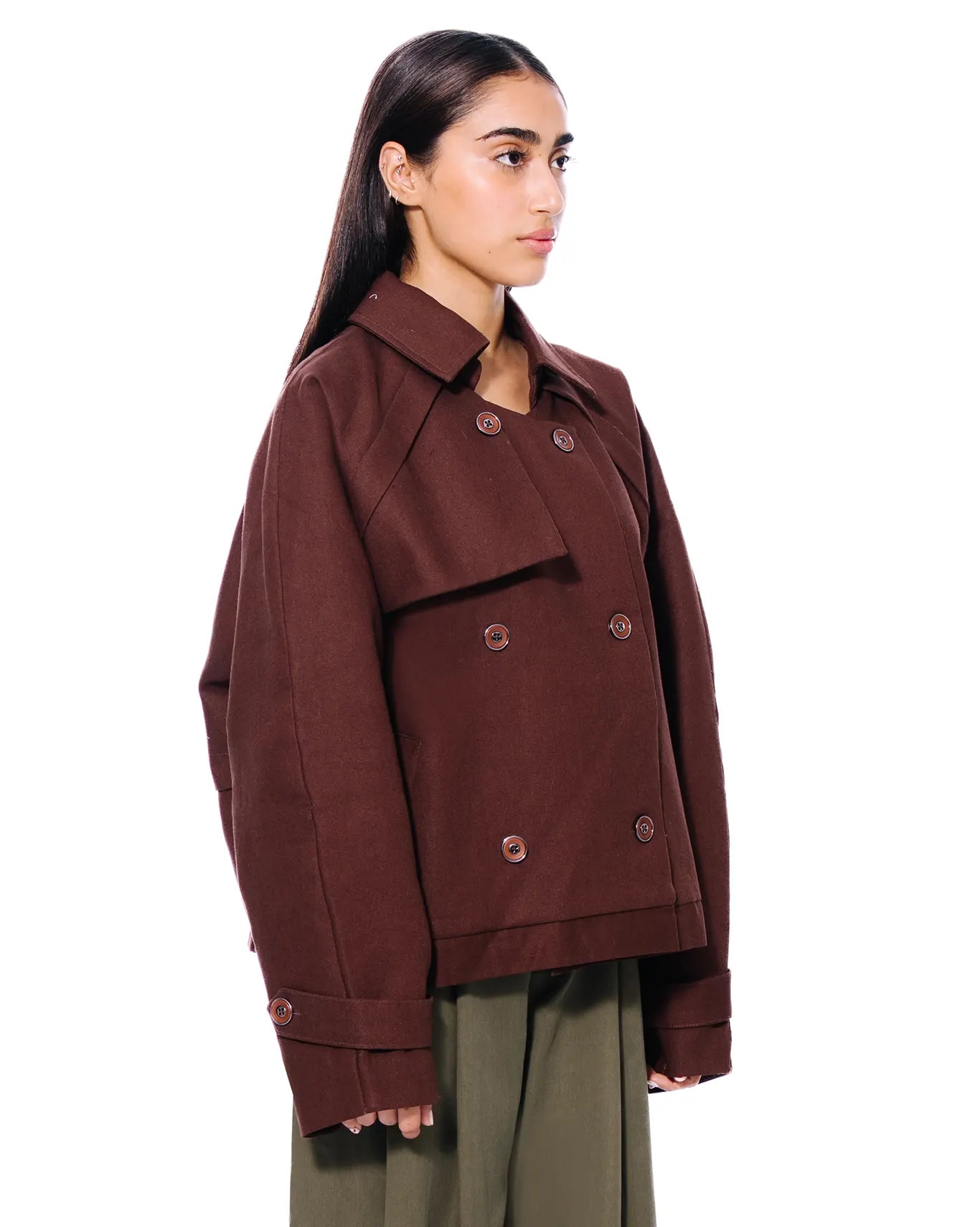 Cocoa Trench Trucker