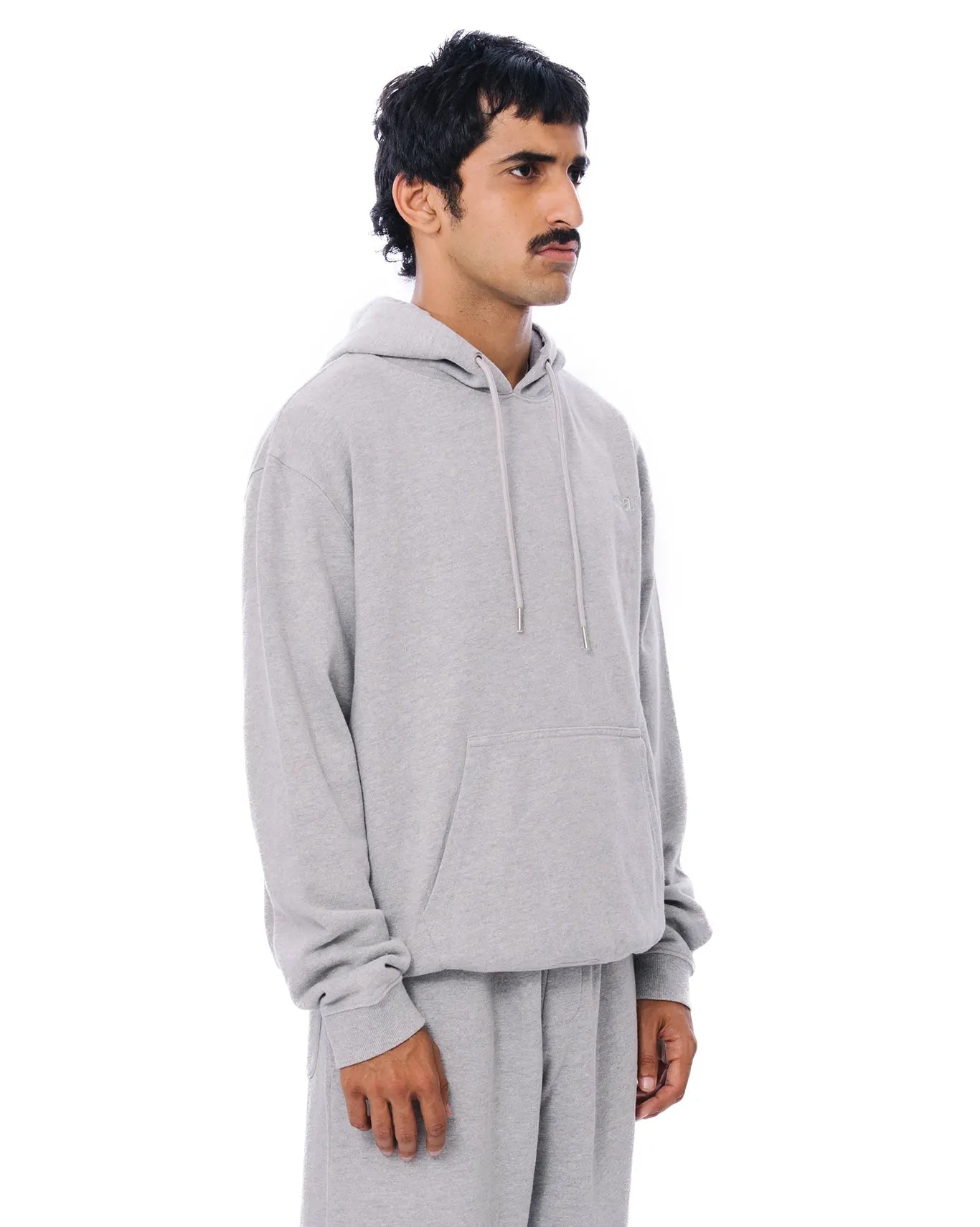 Heather Grey Core Hoodie