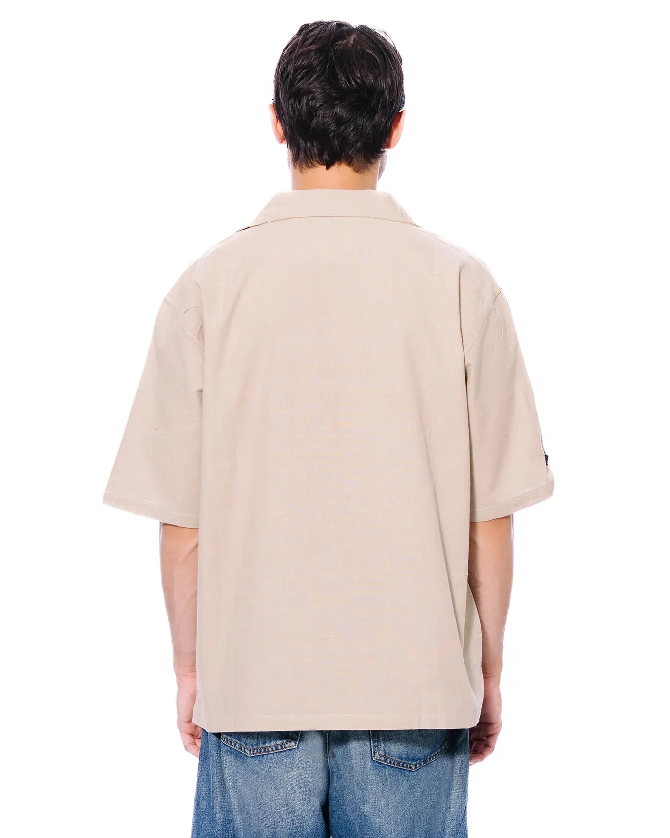 Beige Button Down Shirt