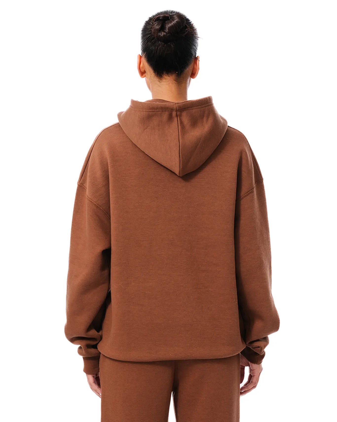 Oversized Pullover Hoodie in pinecone