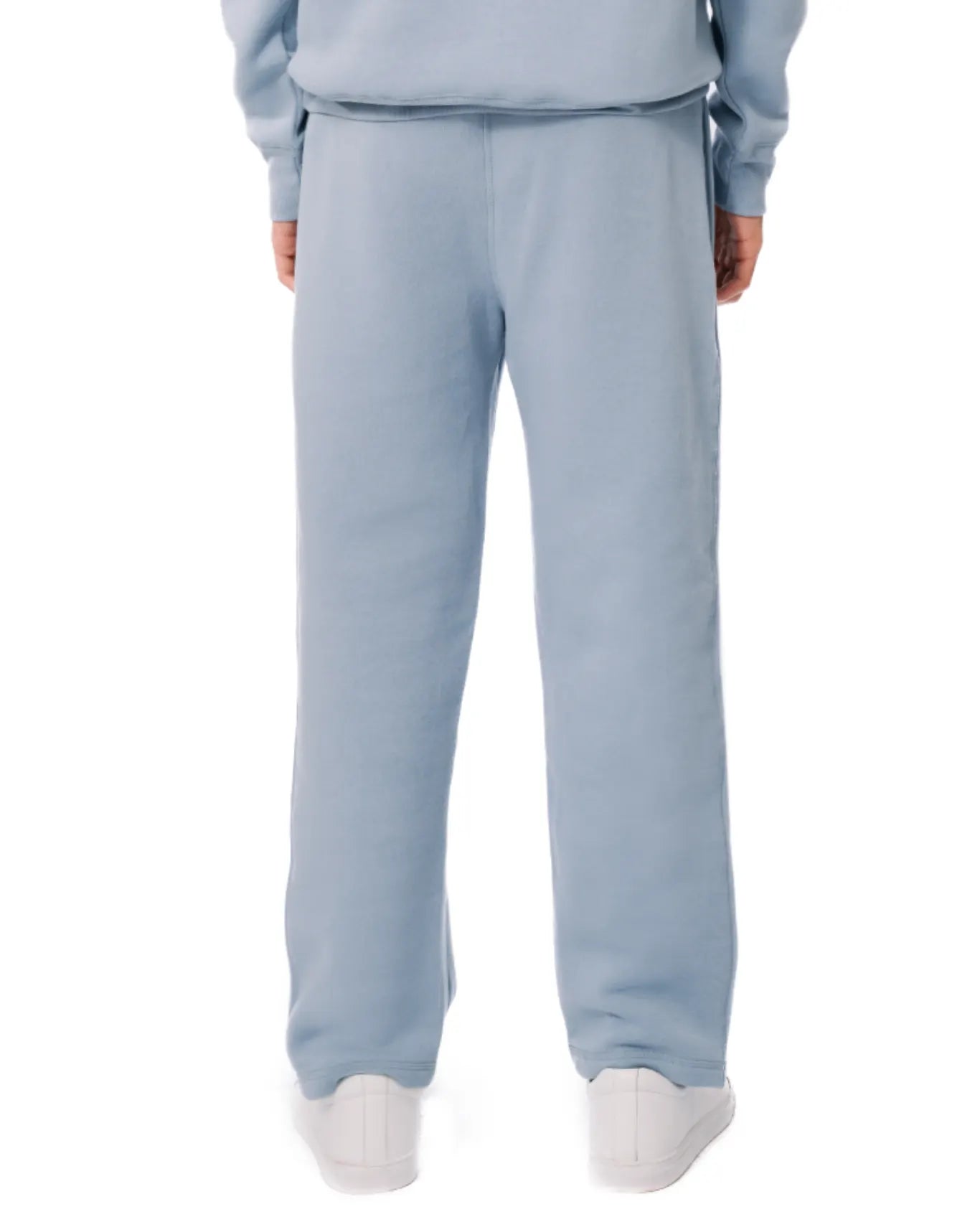 Pintuck Detail Sweatpants in faded Denim