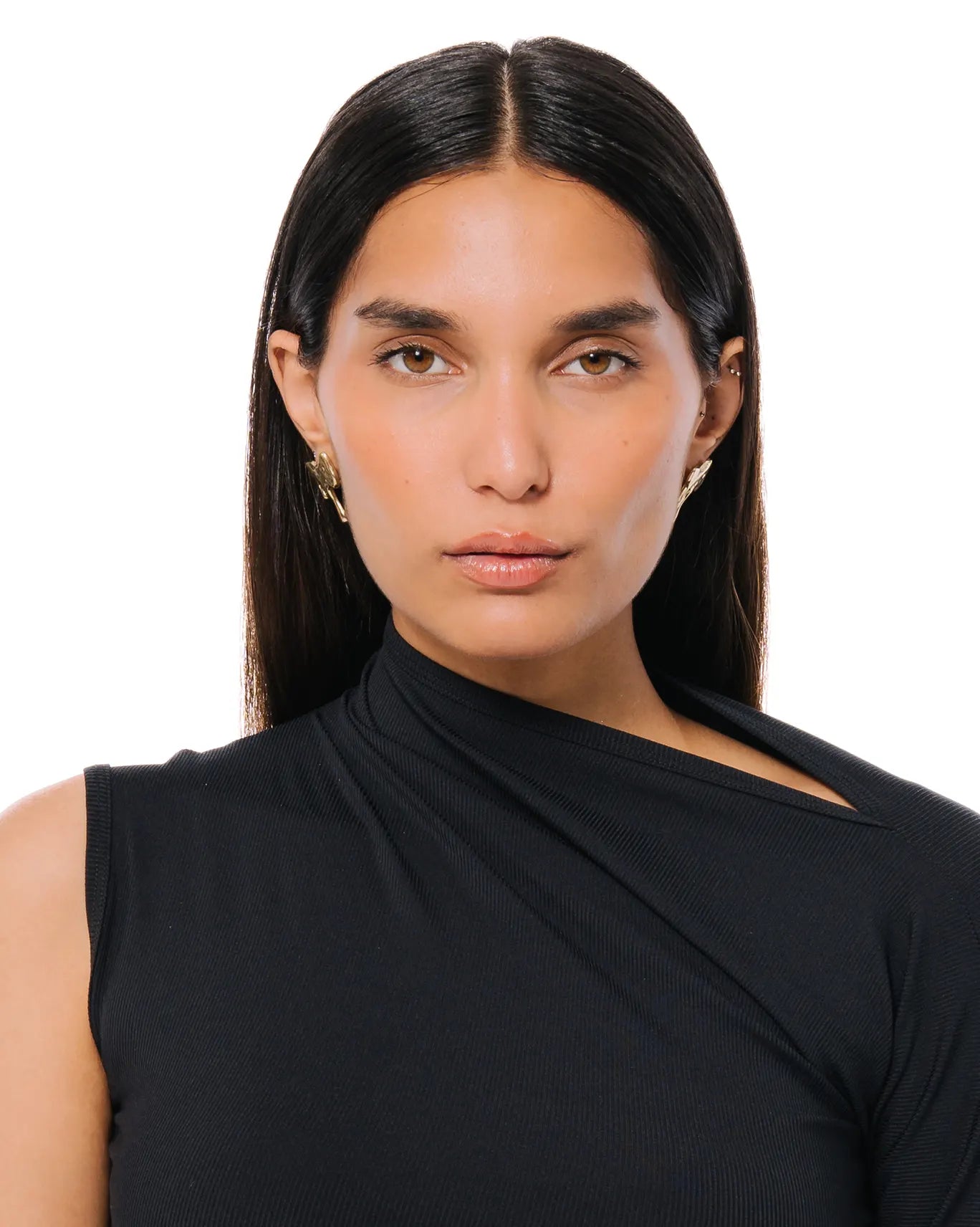 Amna Shariff Gold Plated Concave Squares cult