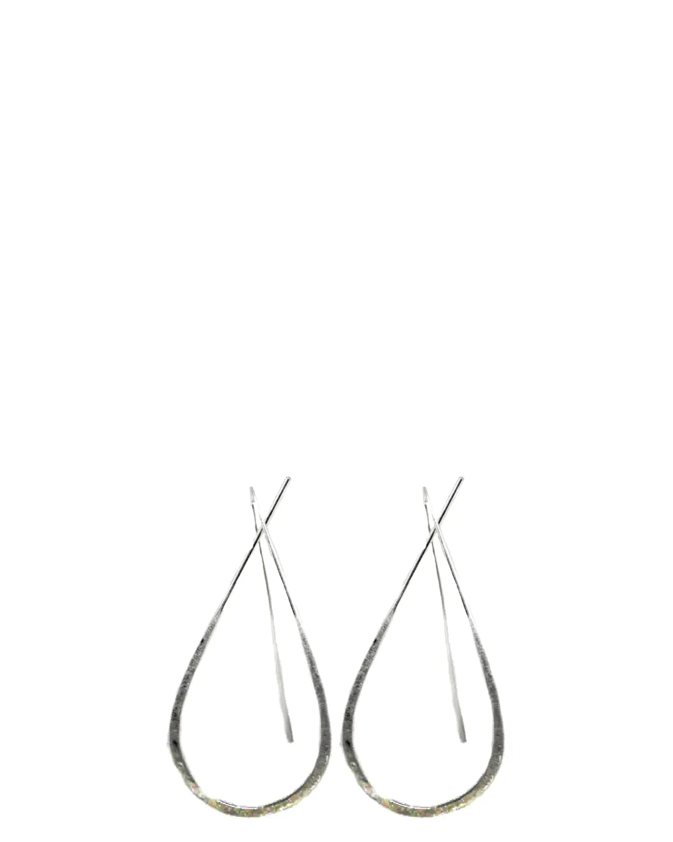 Amna Shariff Silver Long Flat Drops cult
