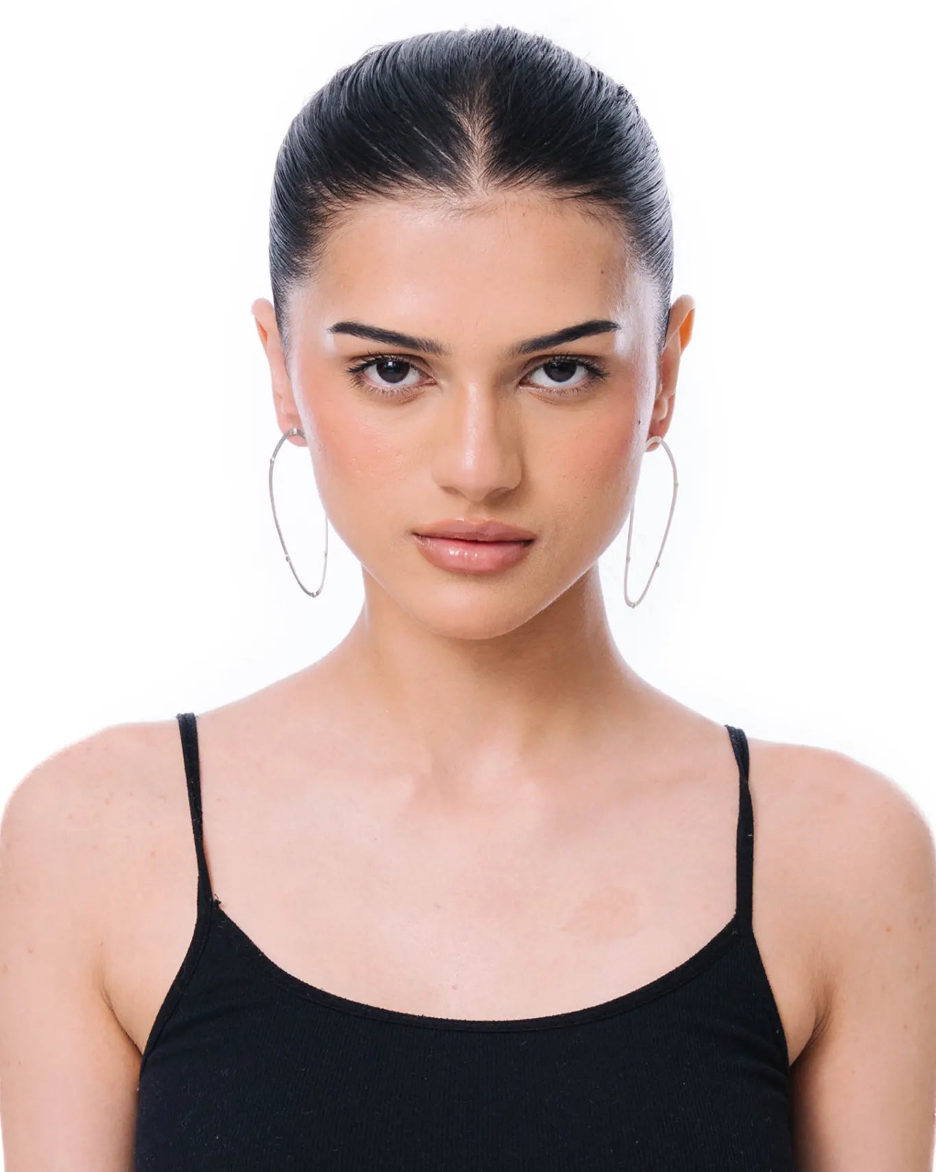 Amna Shariff Silver Oblong Discs Posts cult