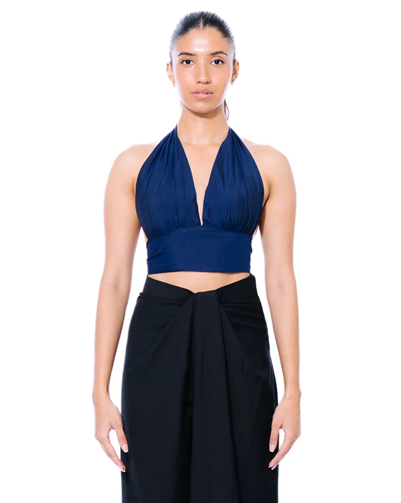 Baro Studios Cobalt Blue Lehr Top Cult