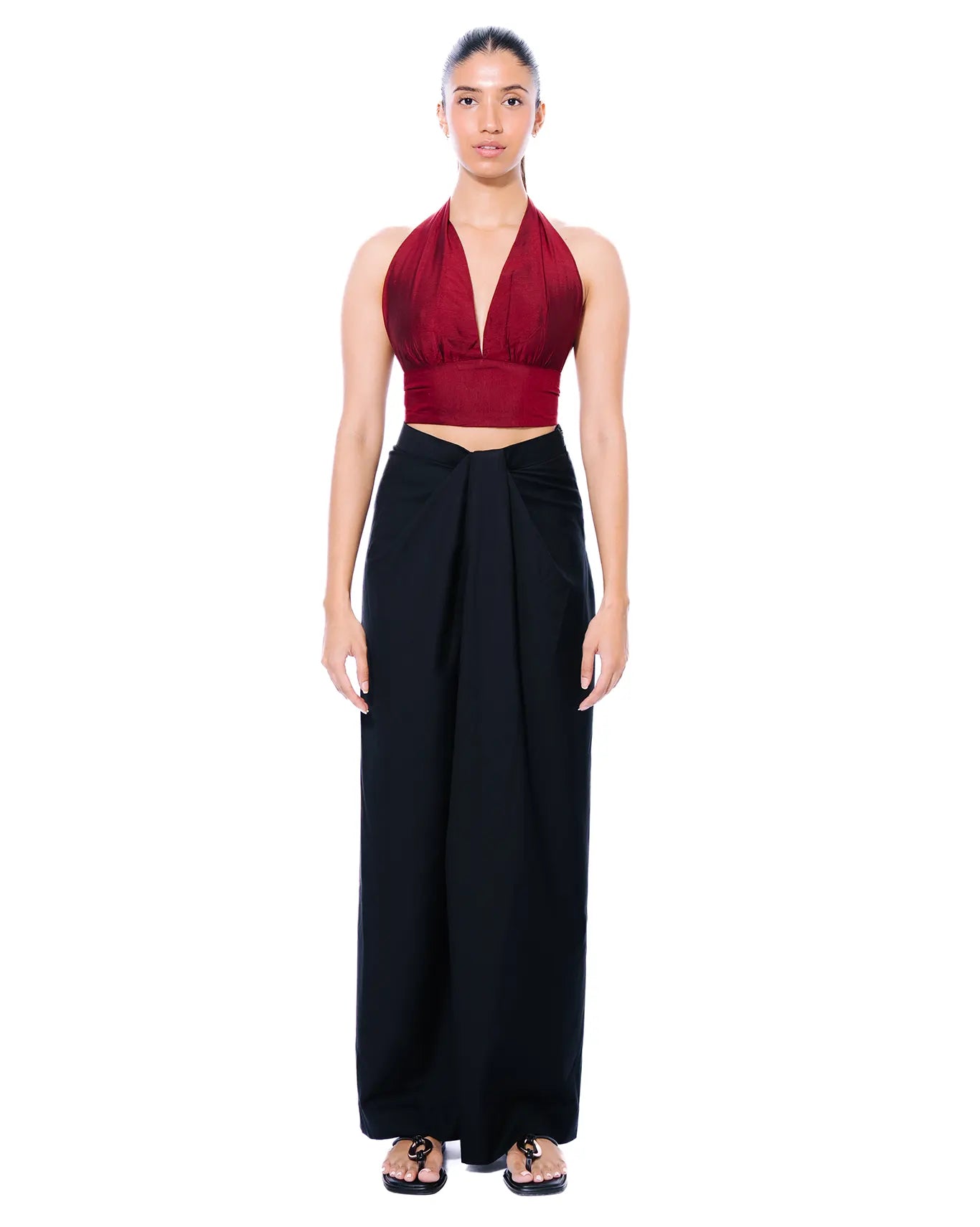 Baro Studios Red Lehr Top Cult Store