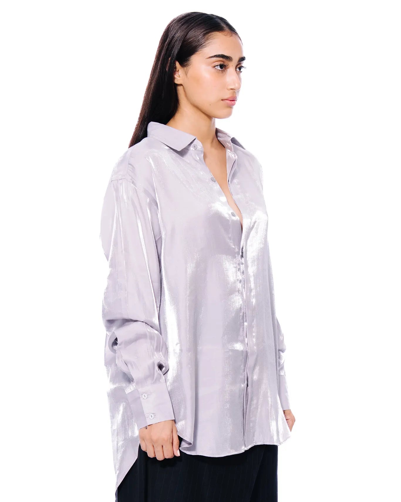 Baro Studios Silver Rano Shirt Cult Store