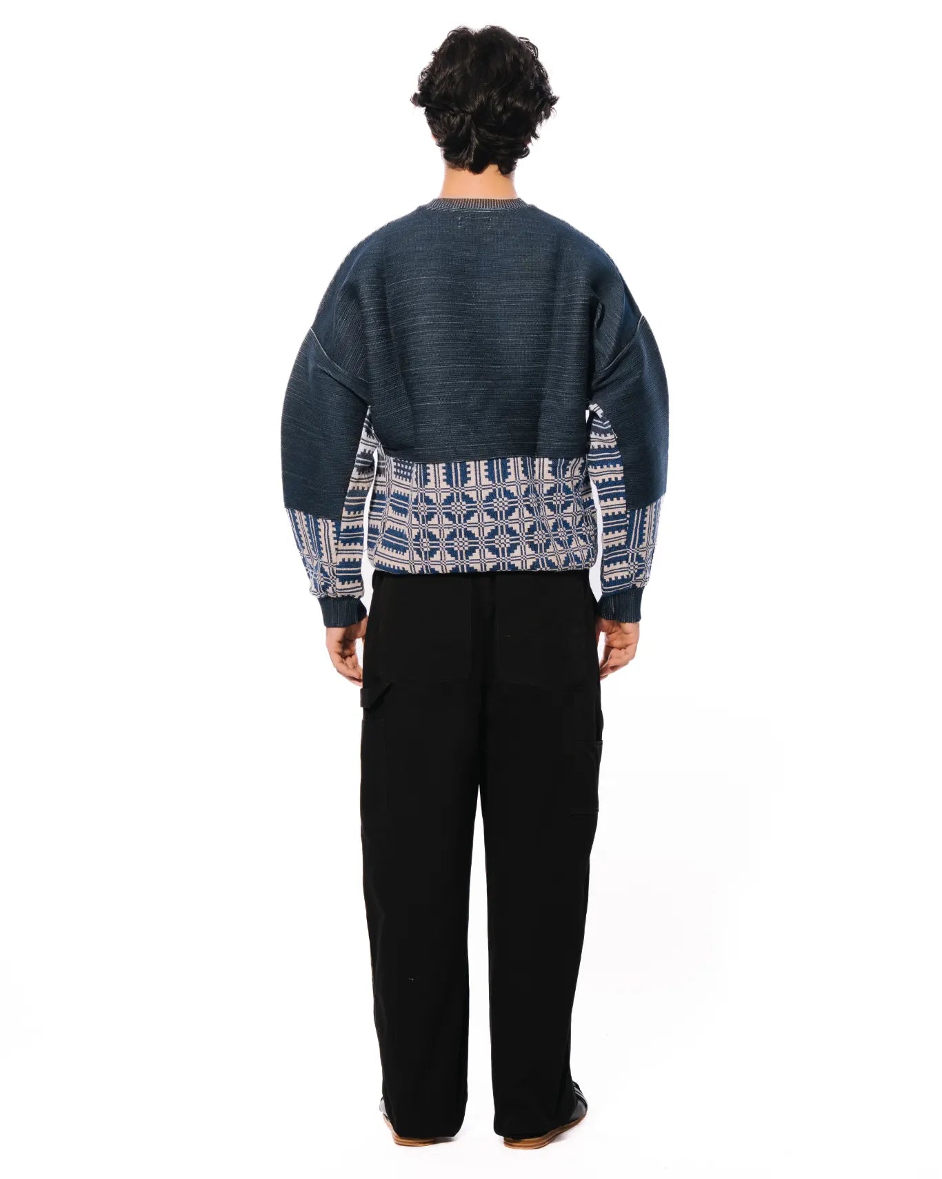 Zero Waste Majnu Blue Sweatshirt cult store