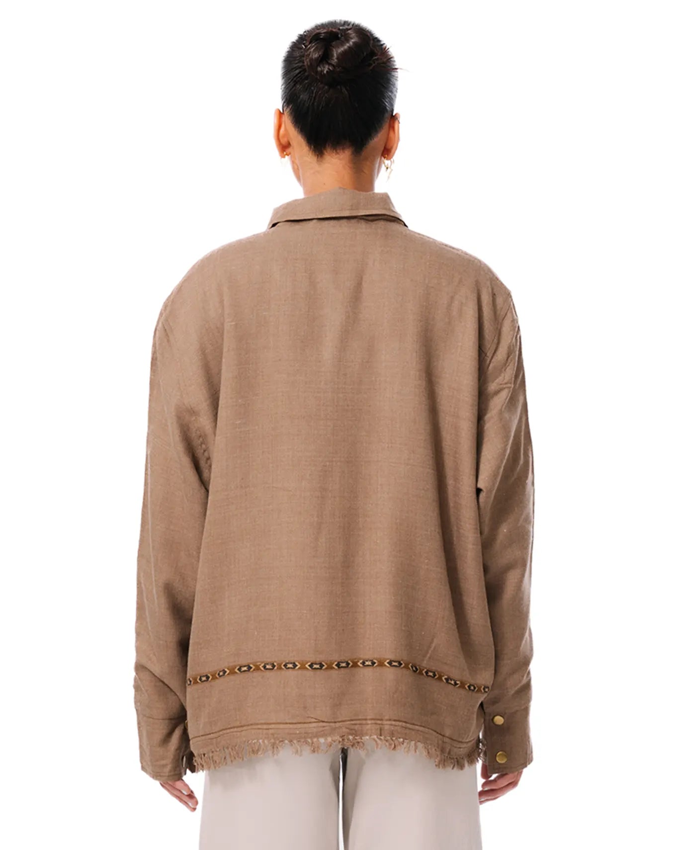 Collected xx Brown Pashmina Jacket