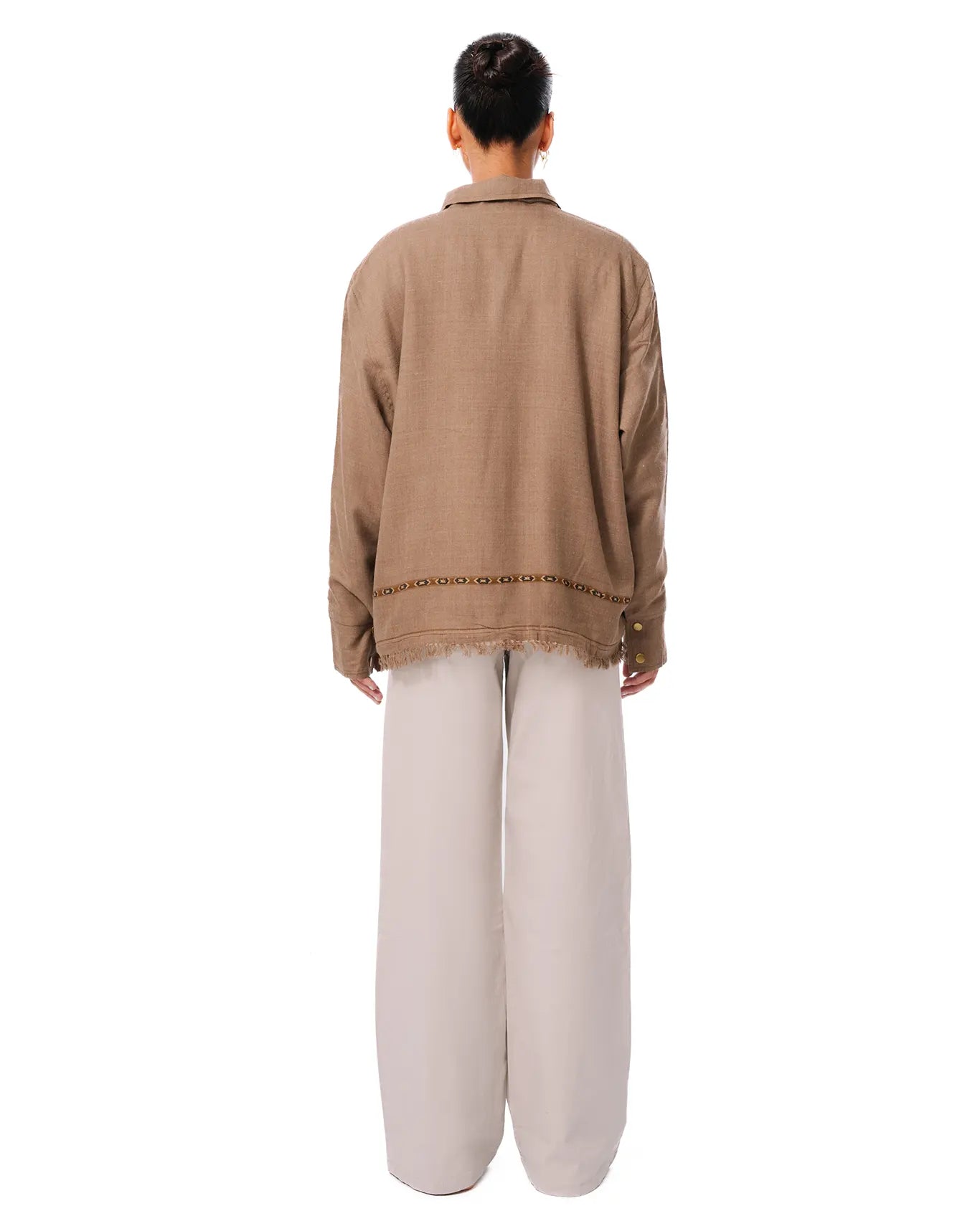 Collected xx Brown Pashmina Jacket