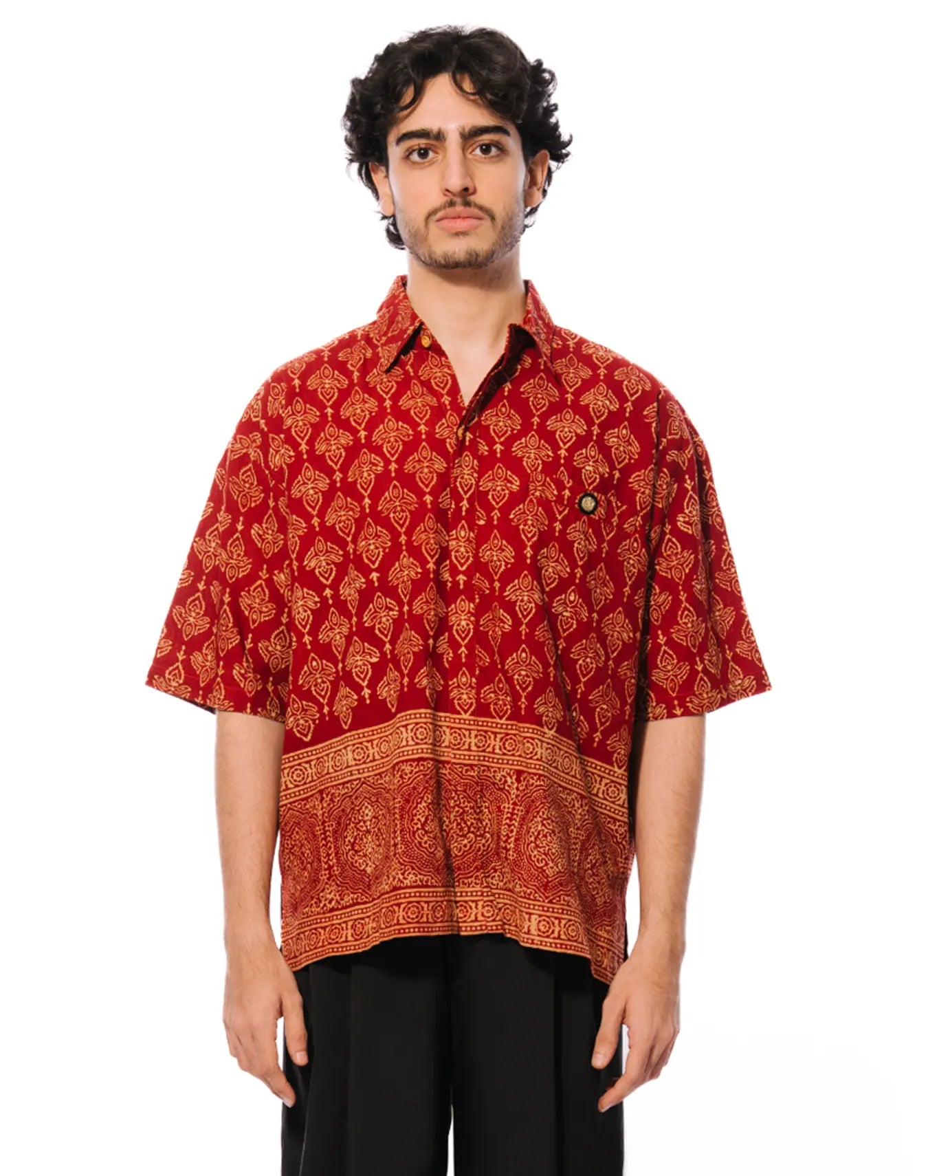 Collected xx Mughal Hand Block Printed Shirt cult store