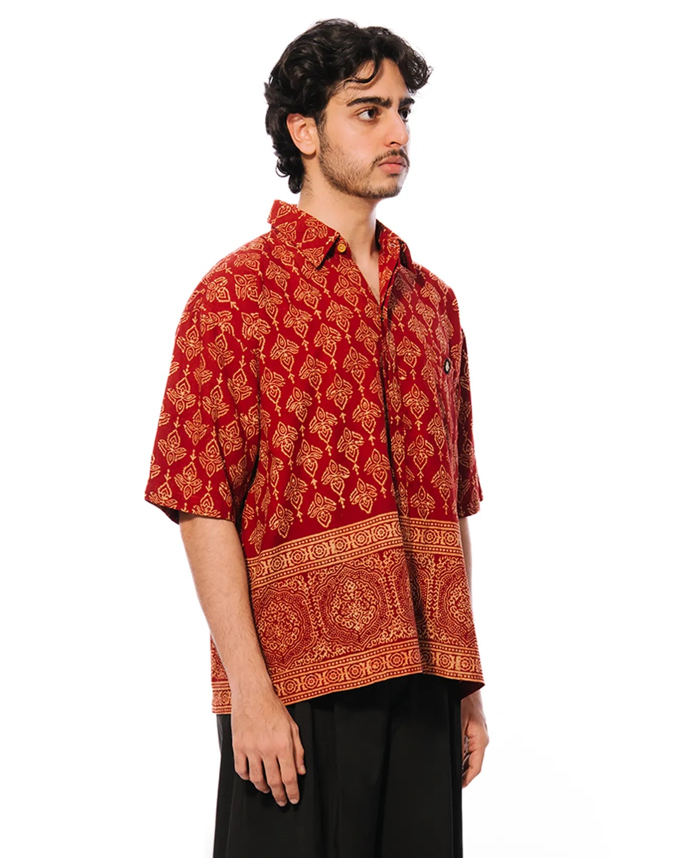 Collected xx Mughal Hand Block Printed Shirt cult store
