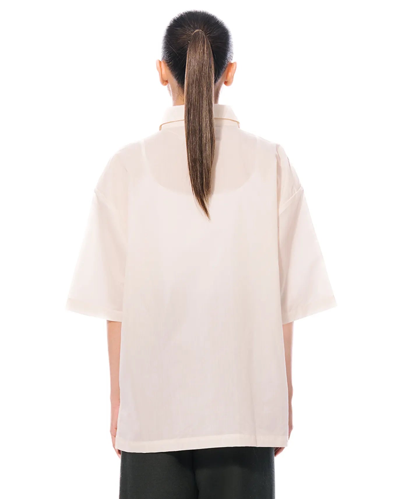 Collected xx White Cotton Taar Kashi Shirt cult store