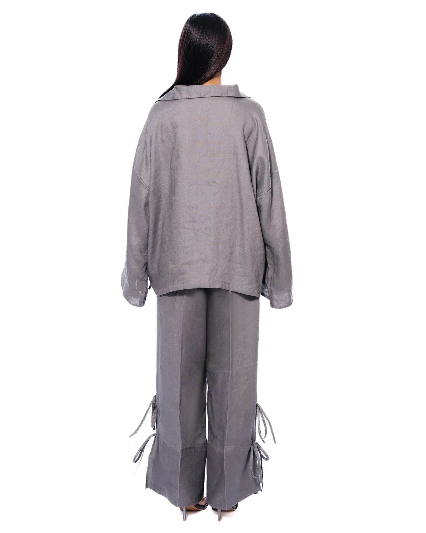 Curated Official Grey Linen Set Cult Store Khi