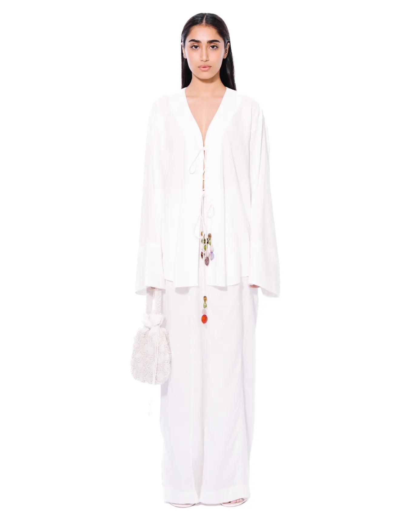 Curated Official White Jap Linen Set Cult Store Khi