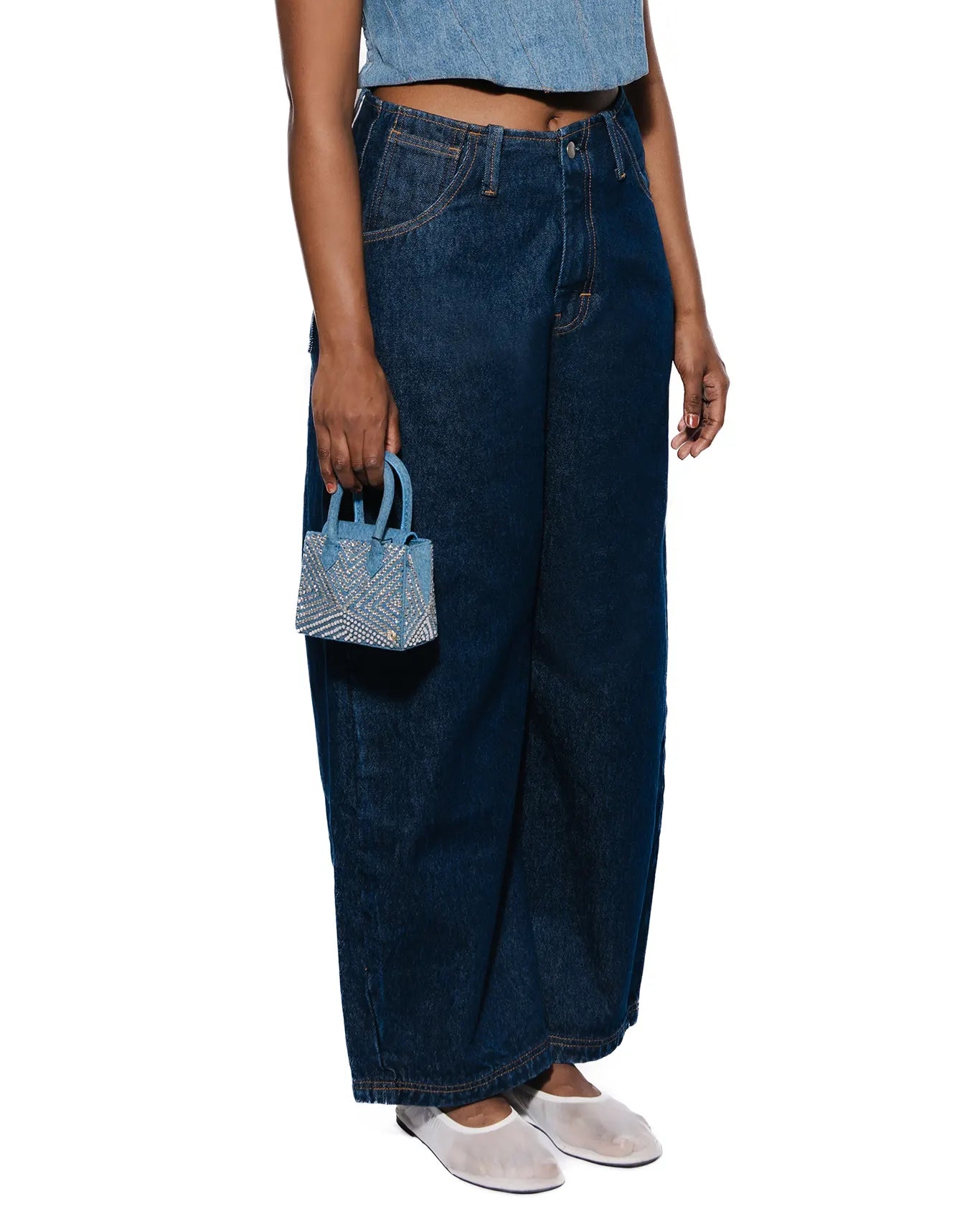 Cyanide Dark Blue Balloon Denim