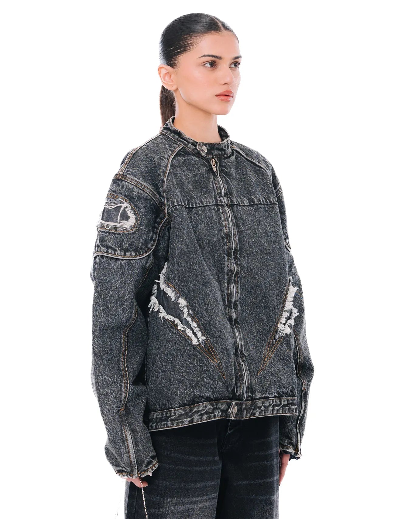 Cyanide Denim Biker Jacket Cult Store