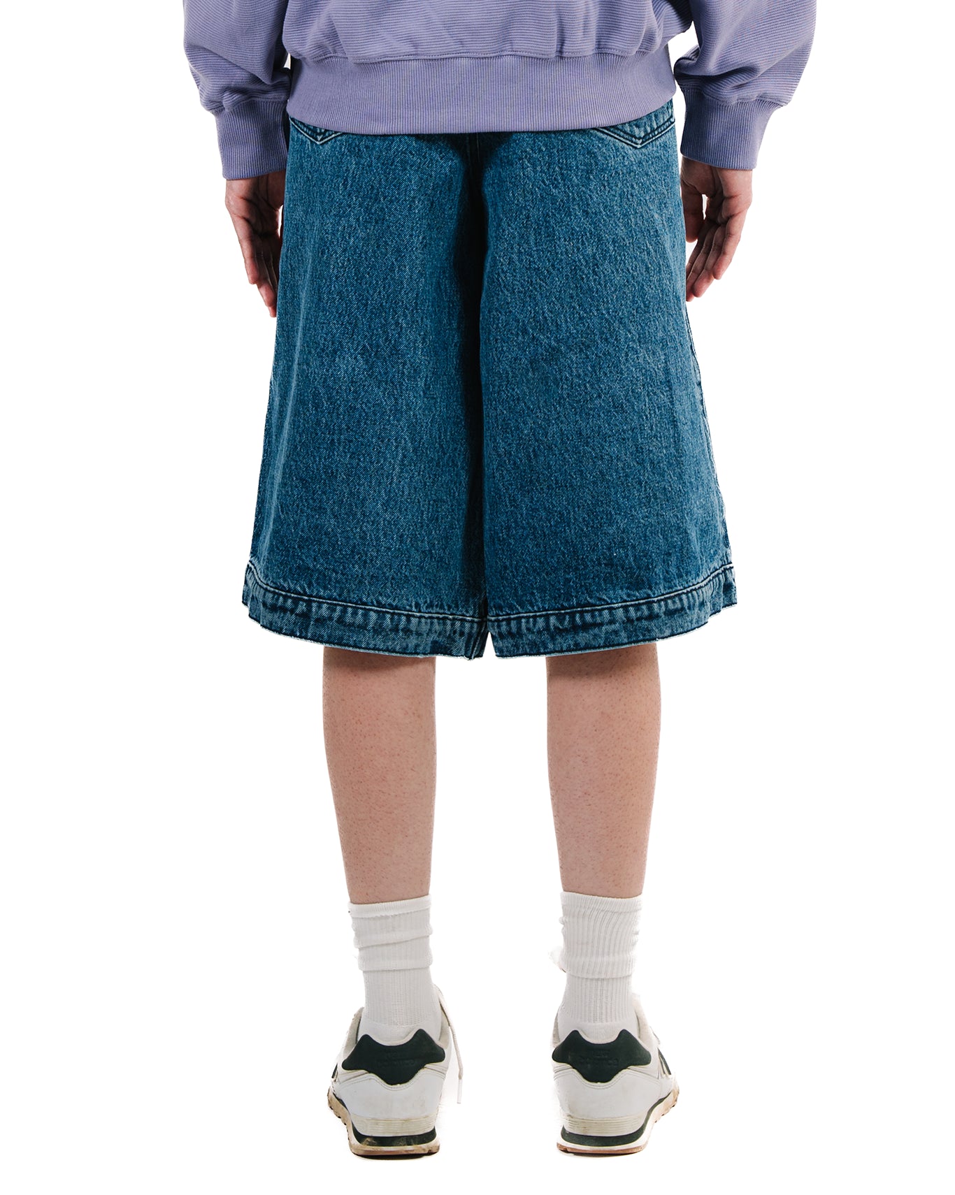 Cyanide Denim Blue Inverted Jorts Cult Karachi