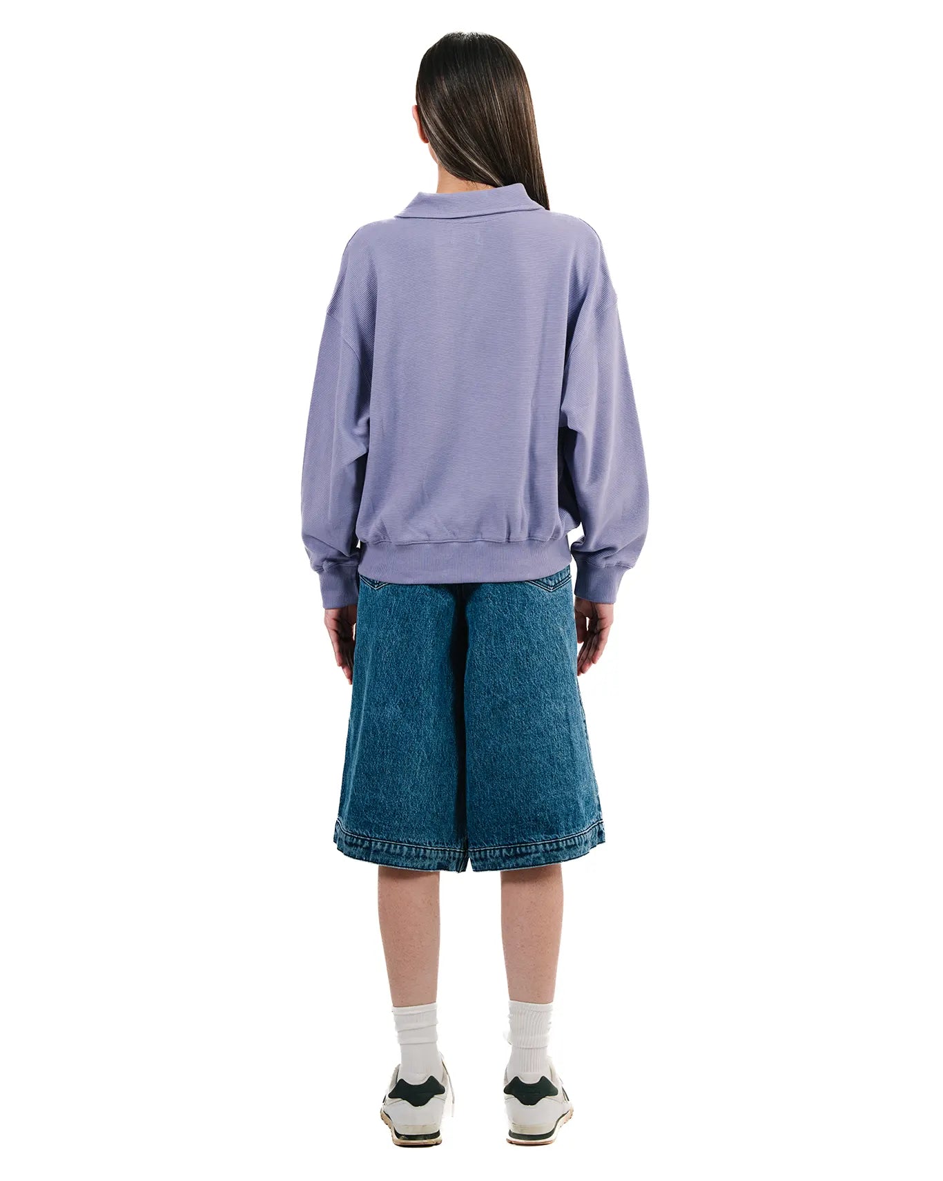 Cyanide Denim Blue Inverted Jorts Cult Karachi