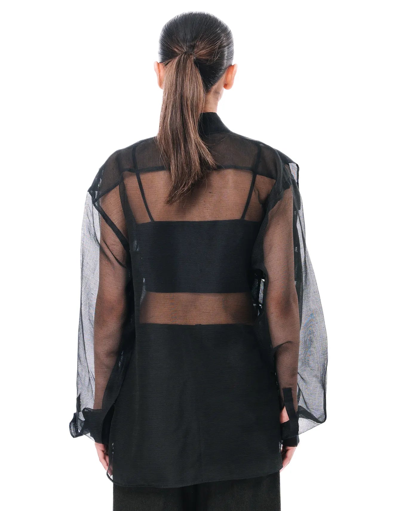 Demo Black Lattice Shirt Cult womenswear karachi