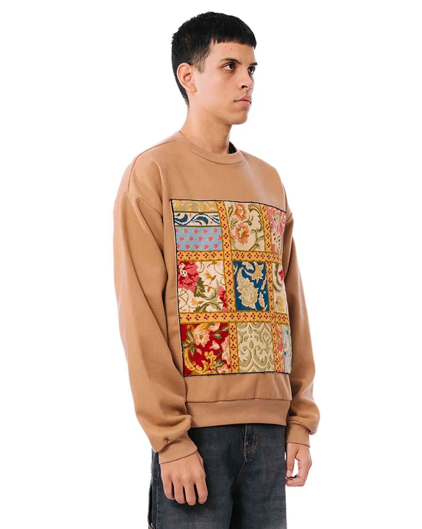 Demo Face Card Sweatshirt Menswear Cult