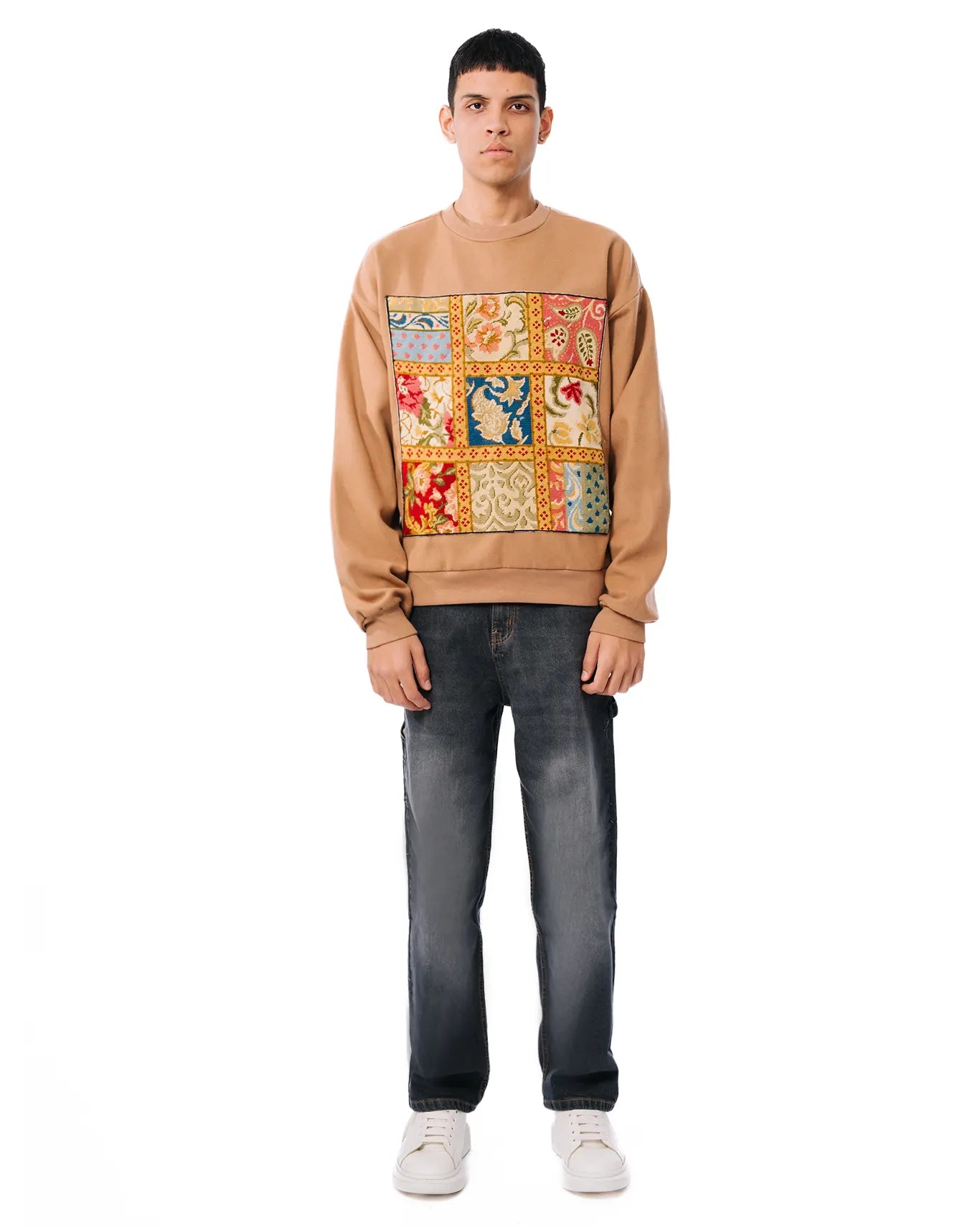 Demo Face Card Sweatshirt Menswear Cult