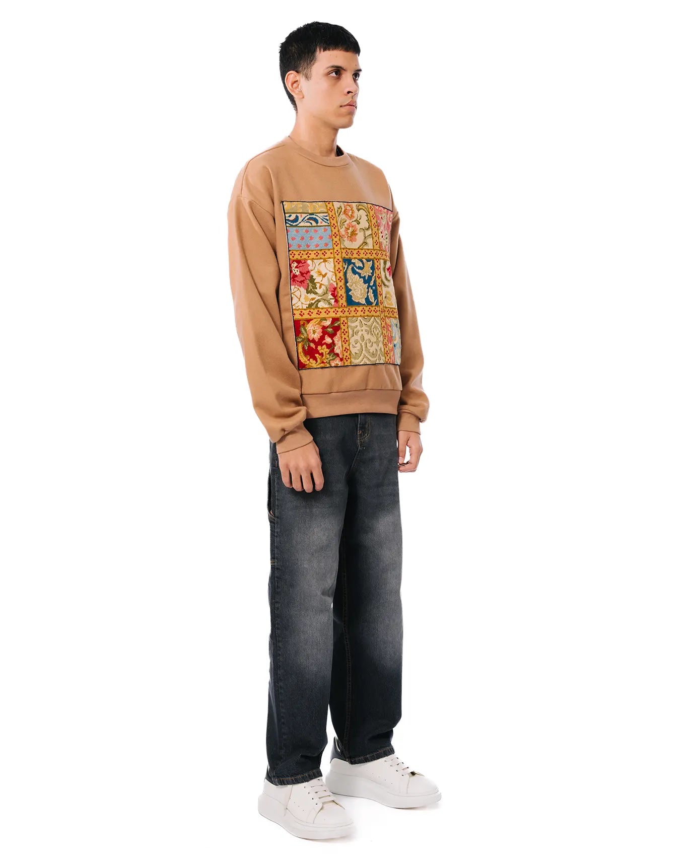 Demo Face Card Sweatshirt Menswear Cult