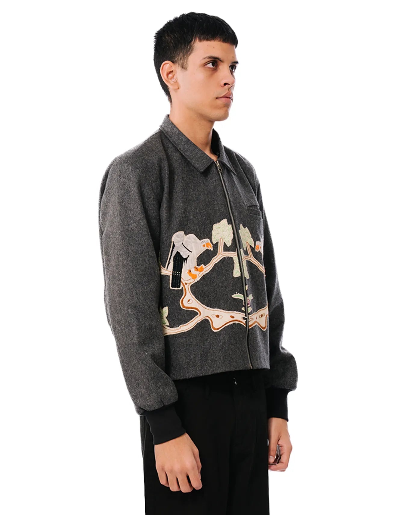 Demo Grey Situationist Jacket Cult Karachi