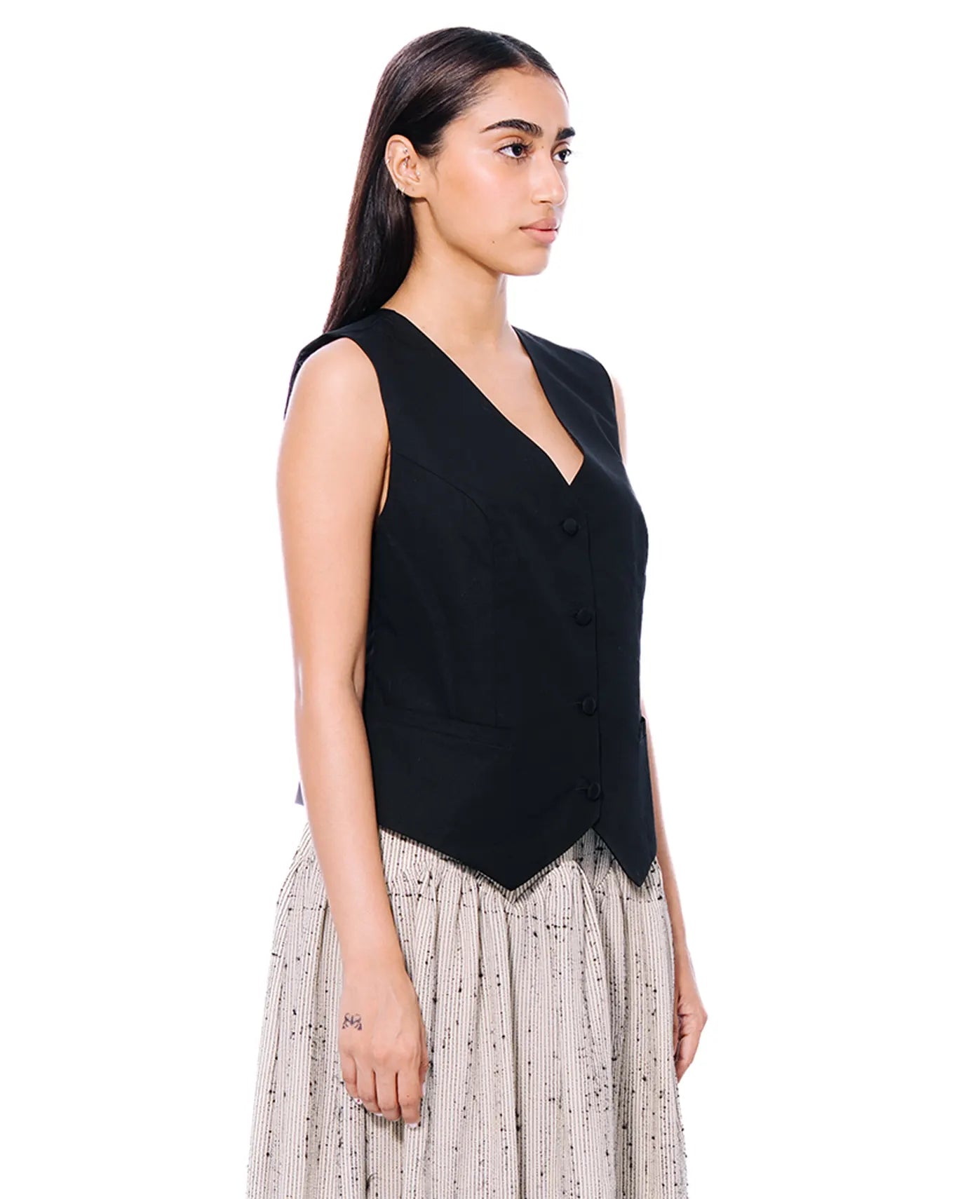 Fern Black Core Vest Cult store karachi