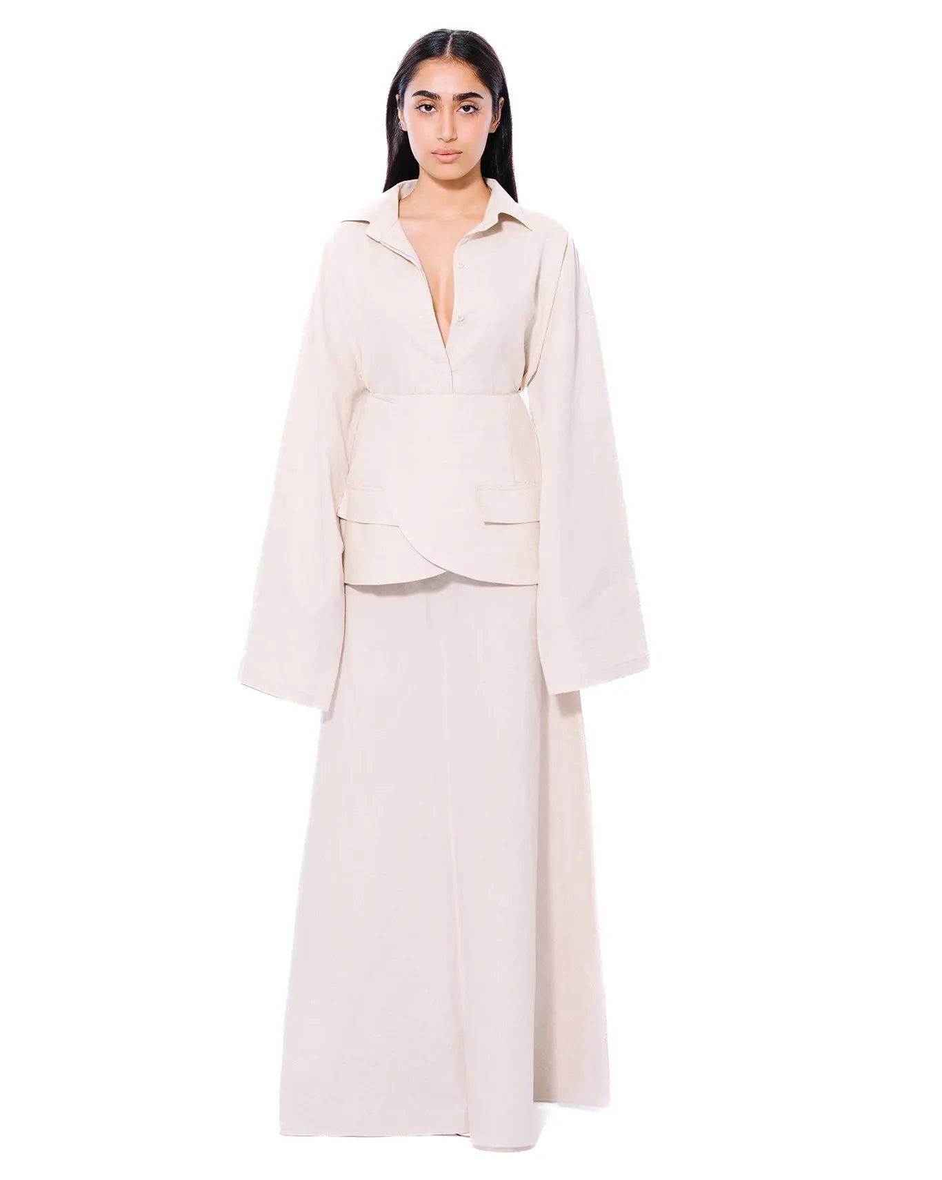 Fern Cream Layered Linen Set Cult Store Khi Sets