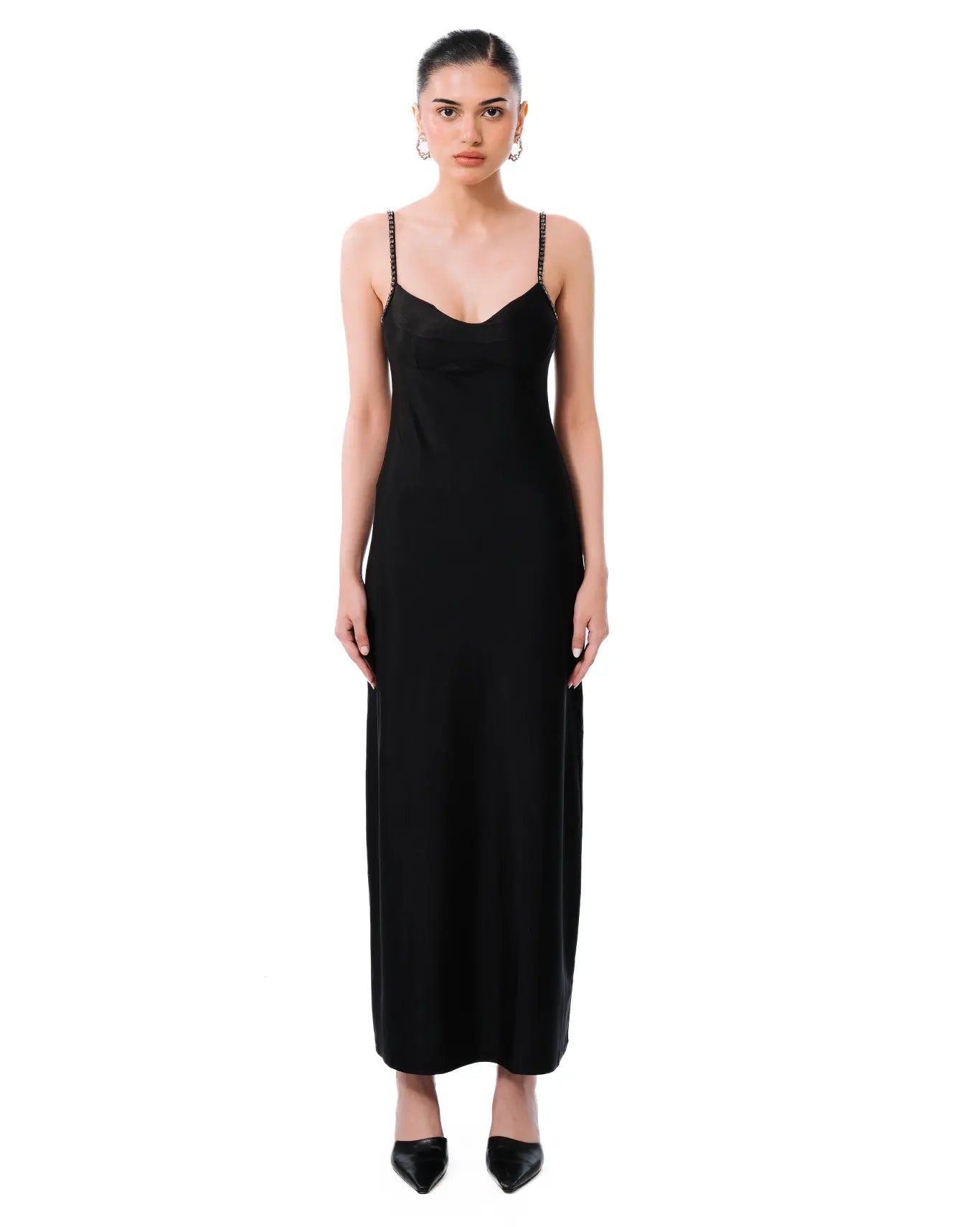 Koyo Black Slip Dress Cult Store Karachi