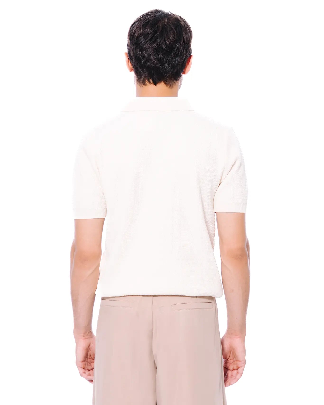 Koyo Cream Textured Polo Cult Store PK