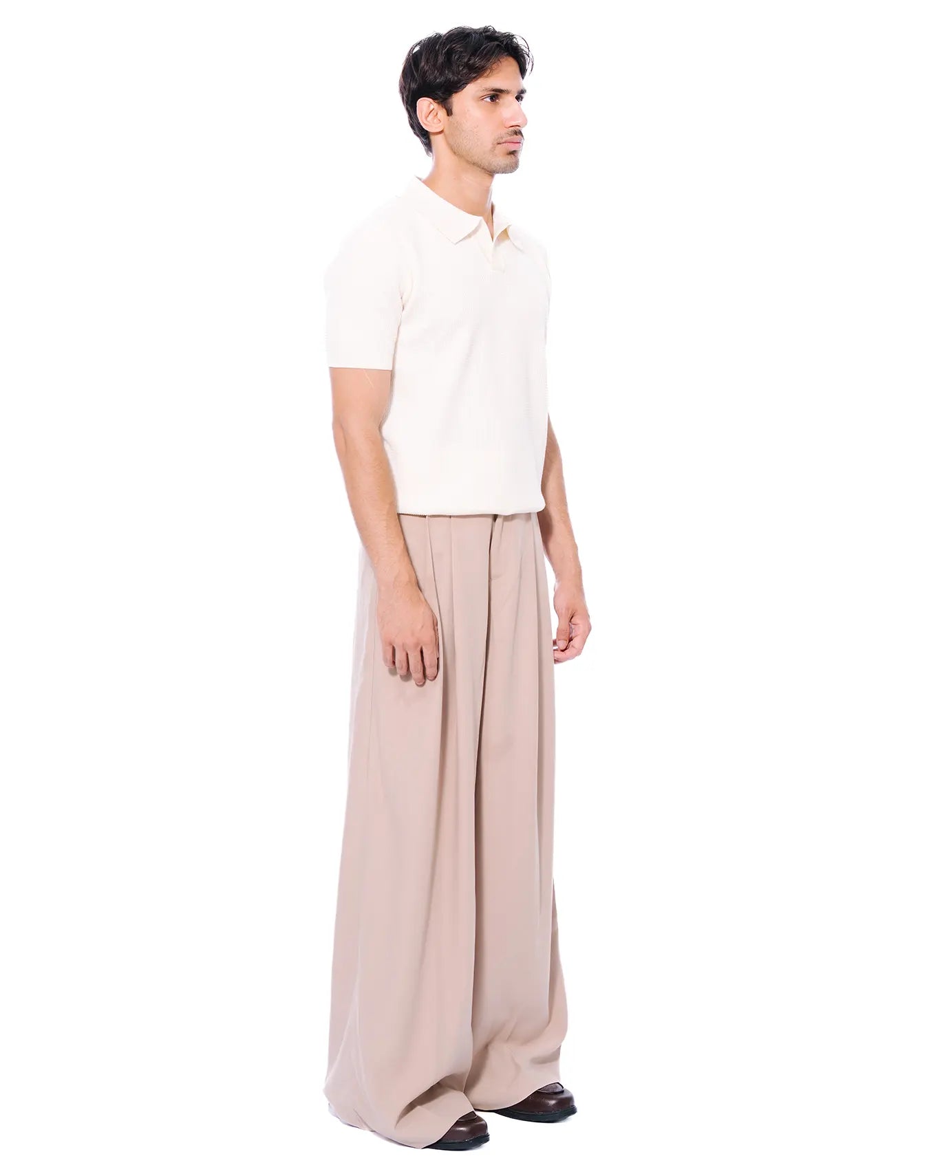Koyo Cream Textured Polo Cult Store PK