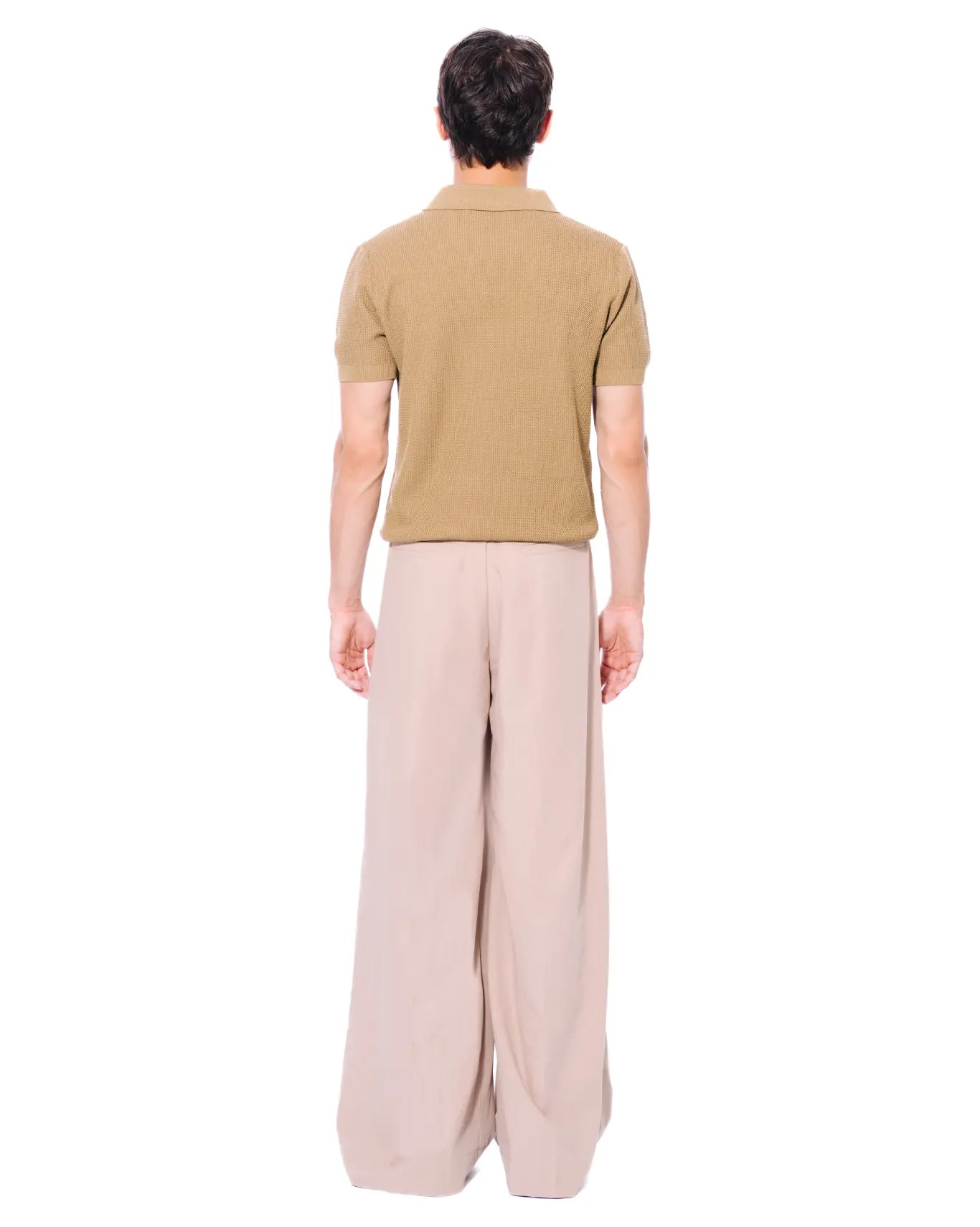 Koyo Dirty Green Textured Polo Cult Store