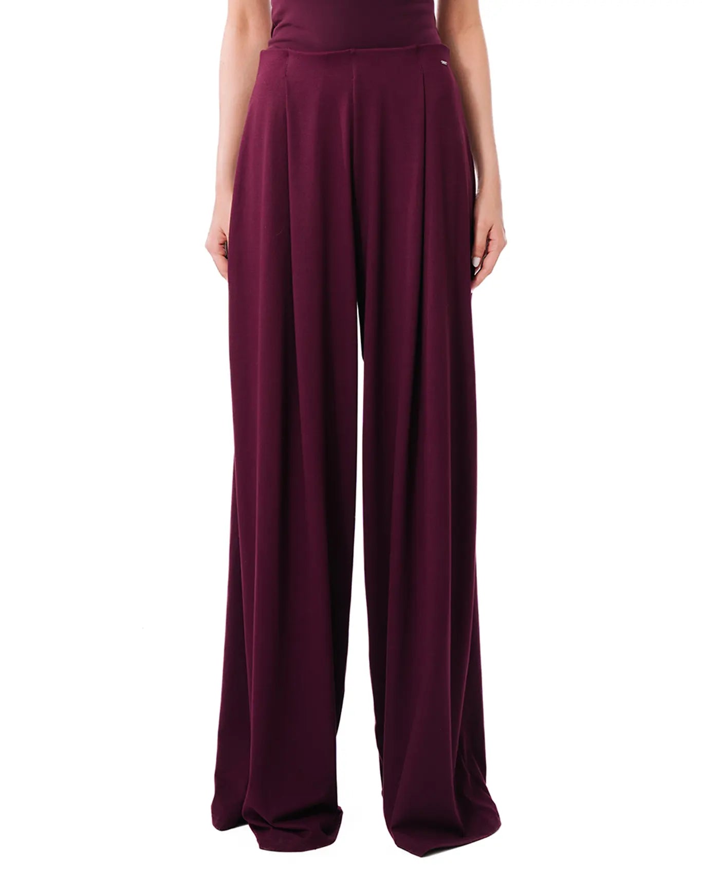 Koyo Plum Flared Knitted Pants Cult Store womenswear