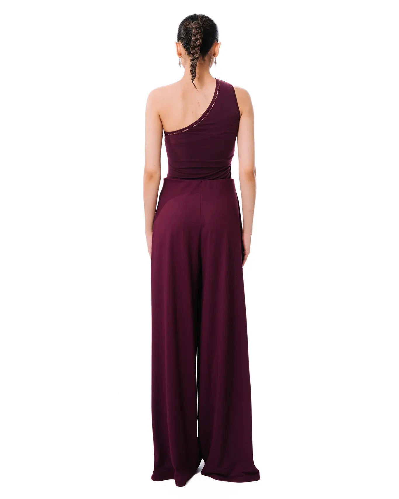 Koyo Plum Flared Knitted Pants Cult Store womenswear