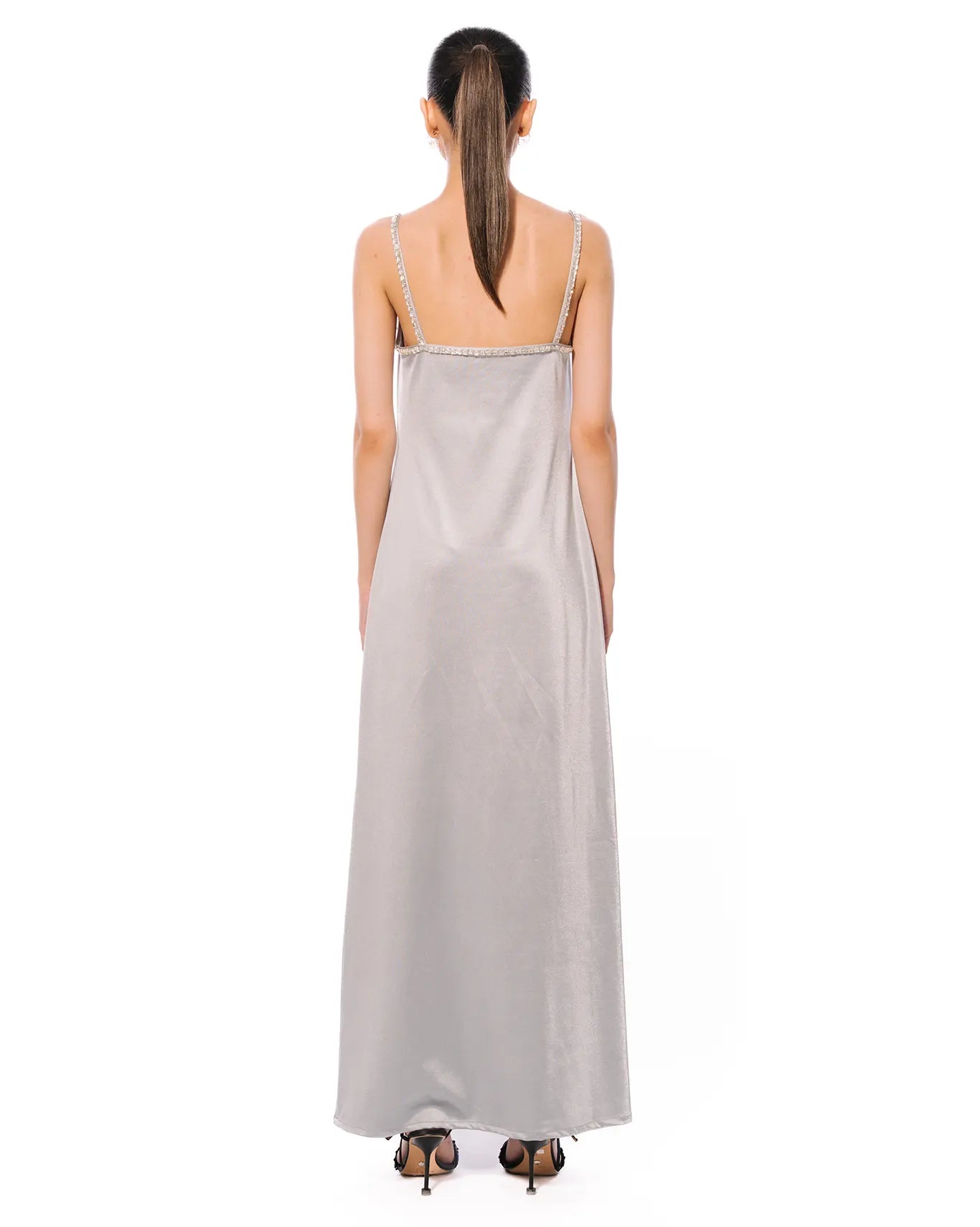 Koyo Silver Cowl Dress Cult Store Karachi PK