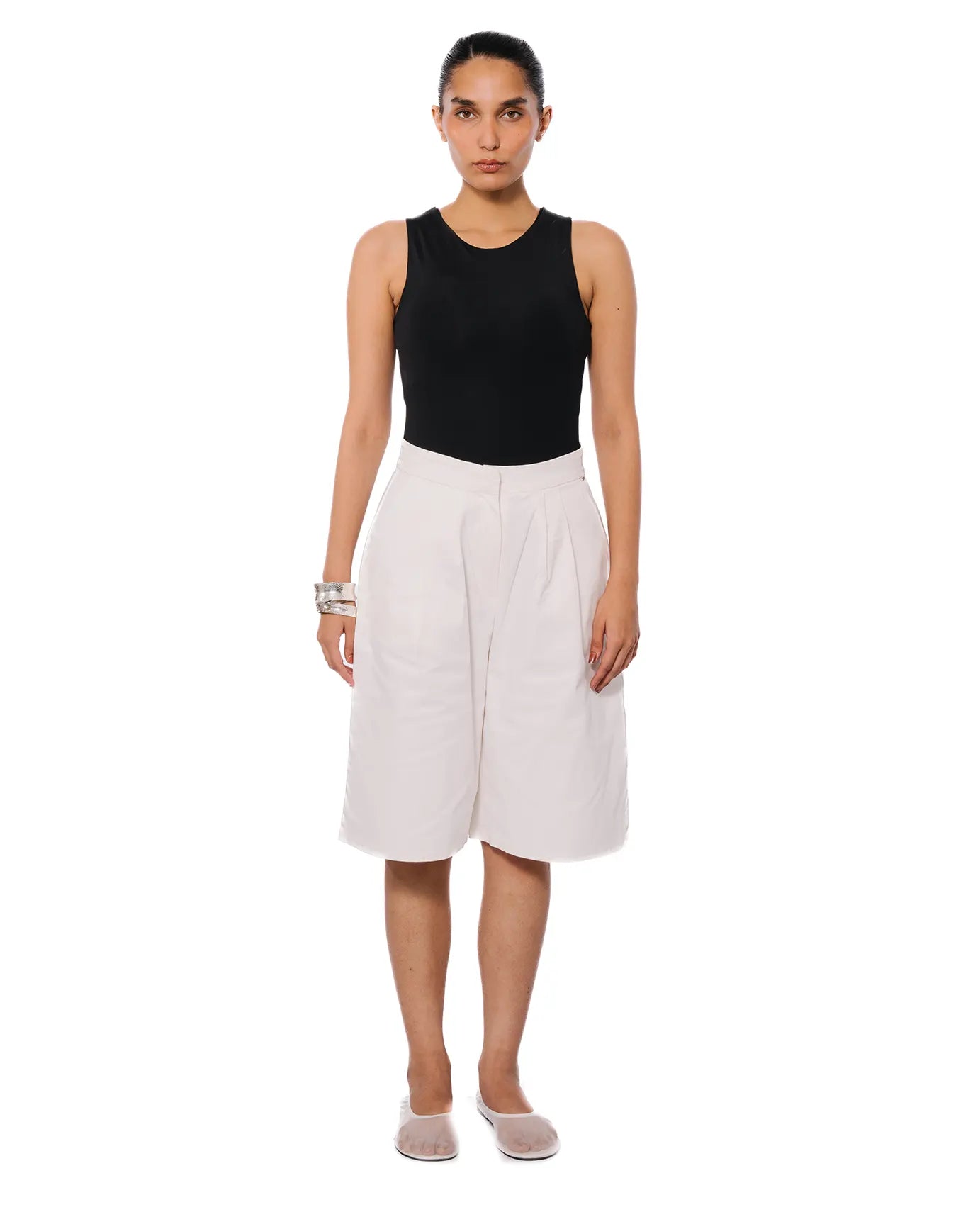 Koyo White Jorts cult store pakistan