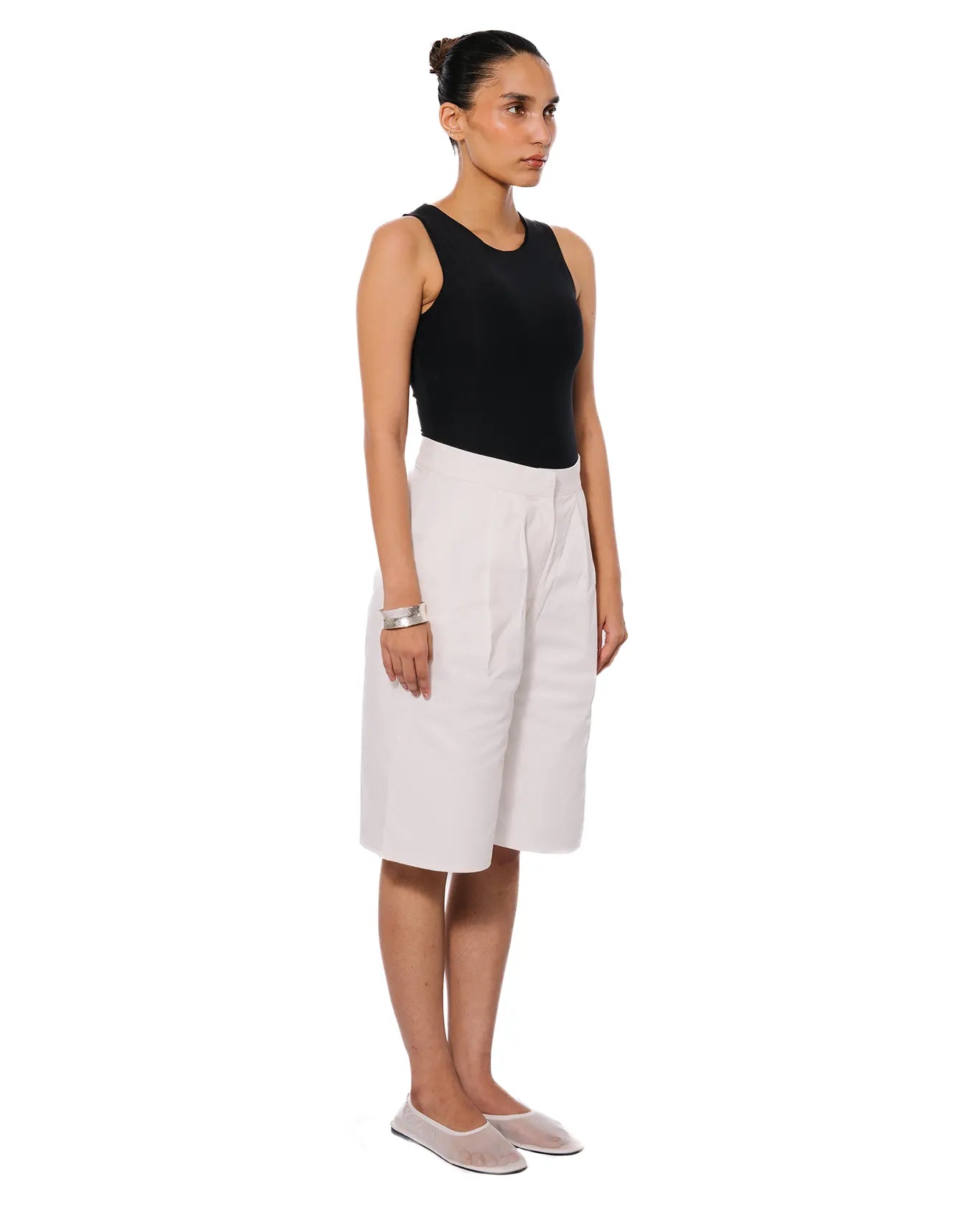 Koyo White Jorts cult store pakistan