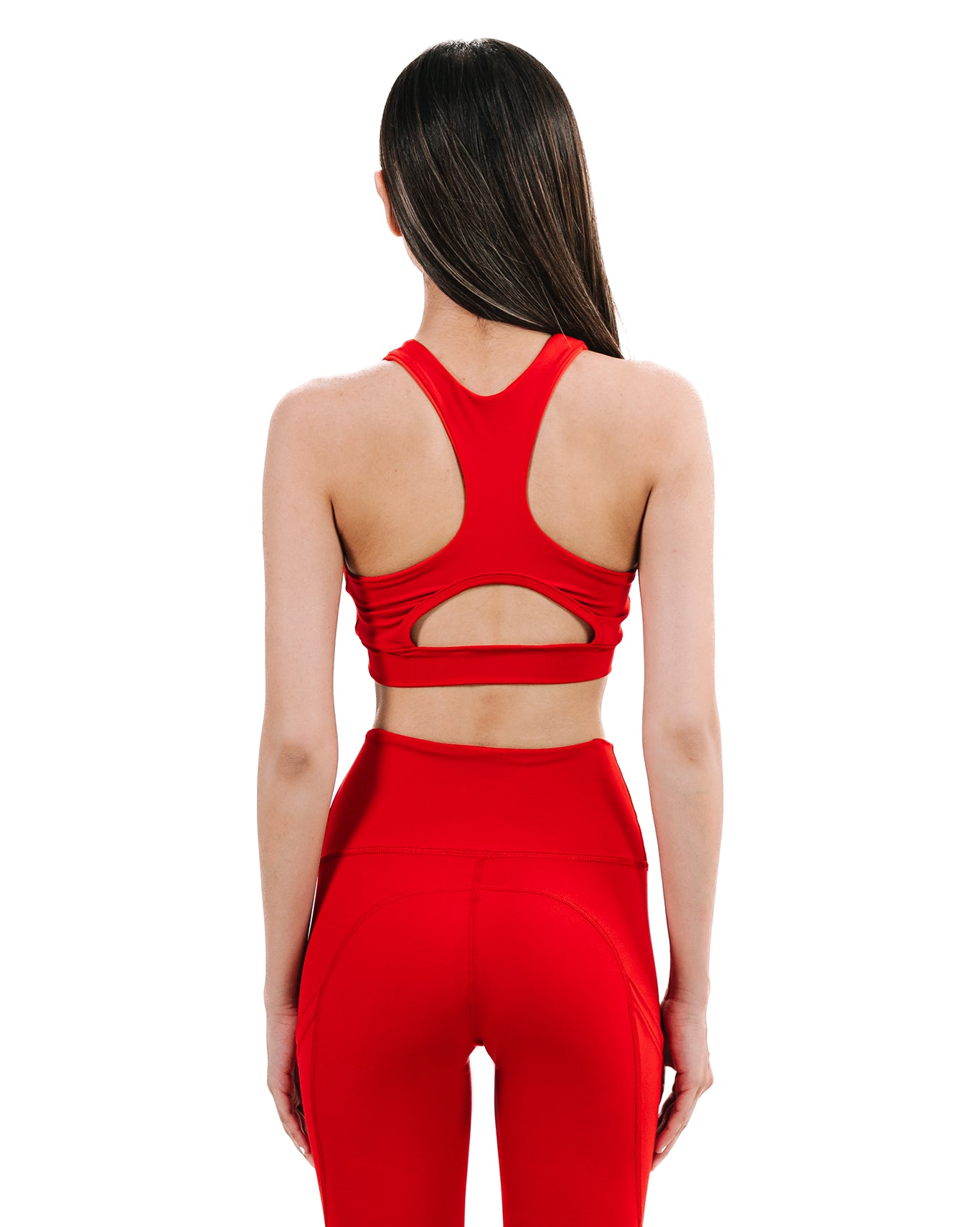 LFA Cherry Red Compression Swift Sports Bra
