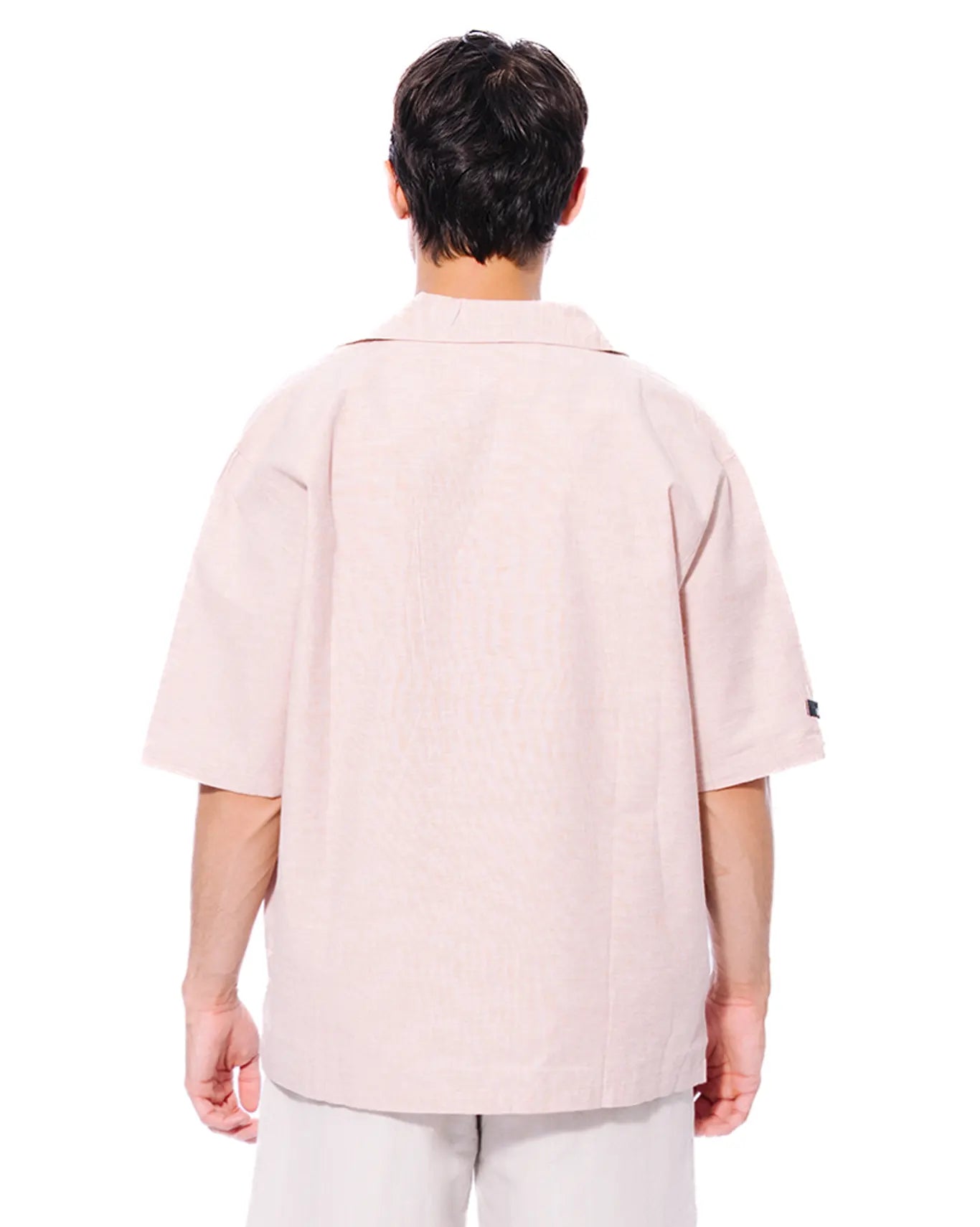 Naqees Peach Button Down Shirt Cult Store Khi