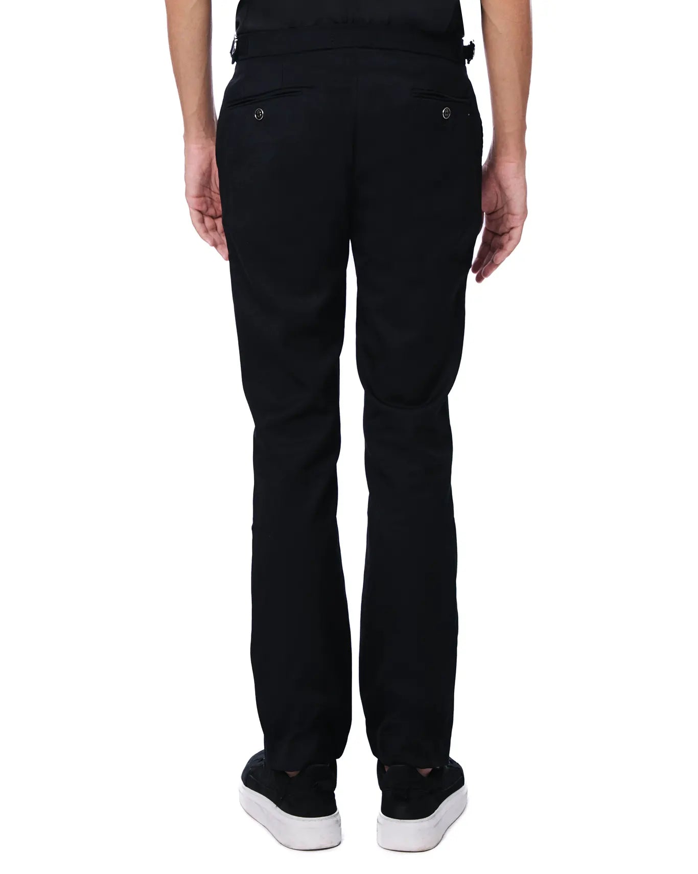 Osami Black Tailored Flair Trousers