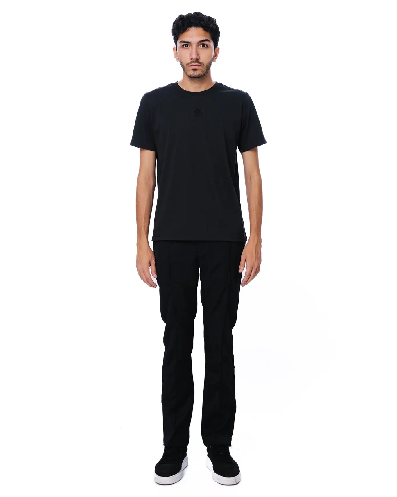 Osami Black Tailored Flair Trousers