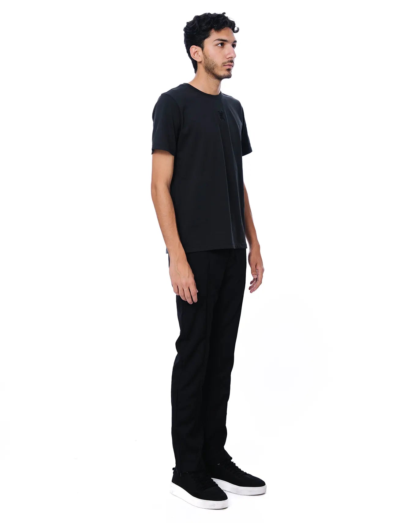 Osami Black Tailored Flair Trousers