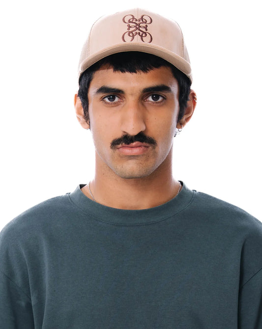 Osami Desert Mist Emblem Trucker Hat