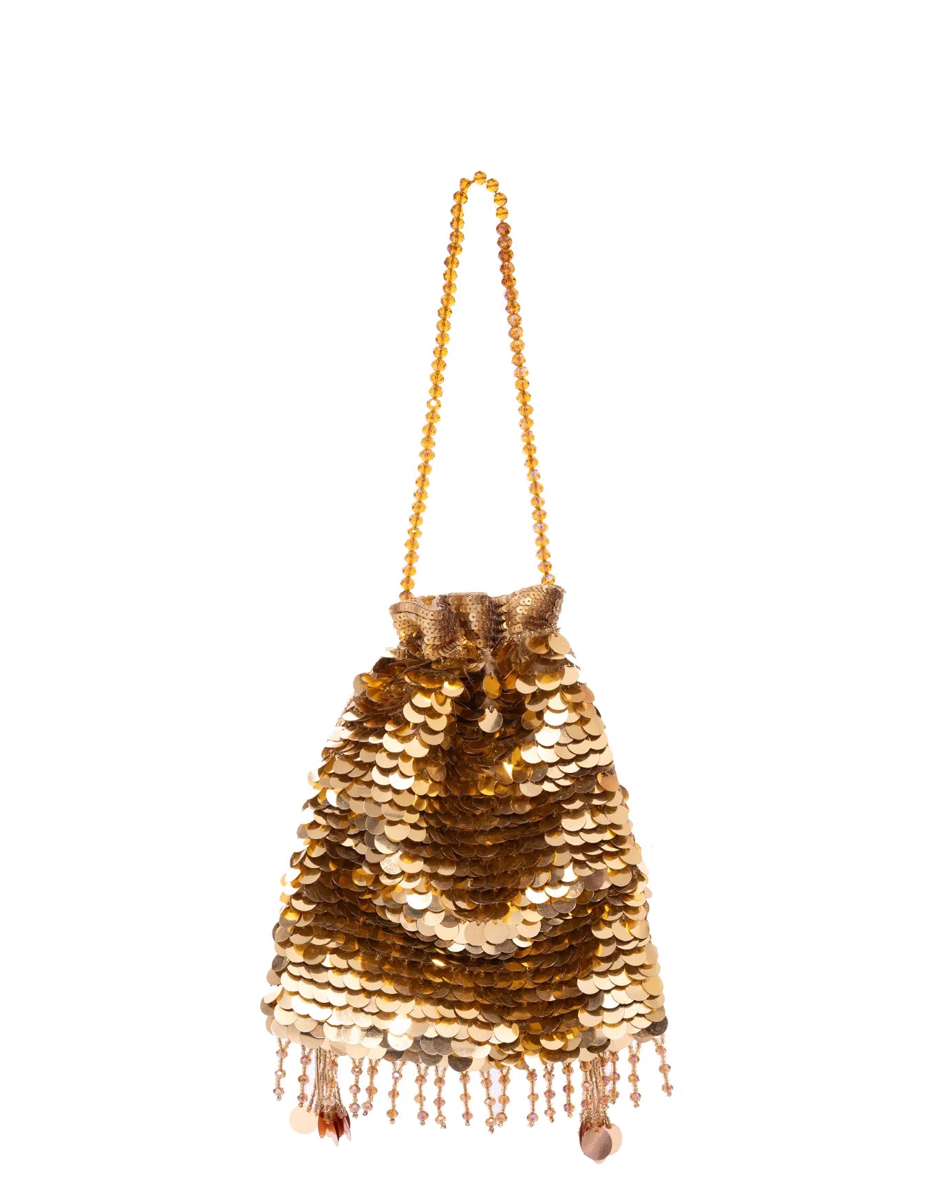 Sitarey Glittery Gold Potli Cult Khi Bags