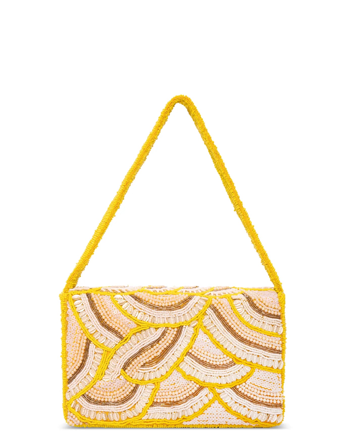 Sitarey Yellow Radiant Arches Box Bag Cult Khi Handbags
