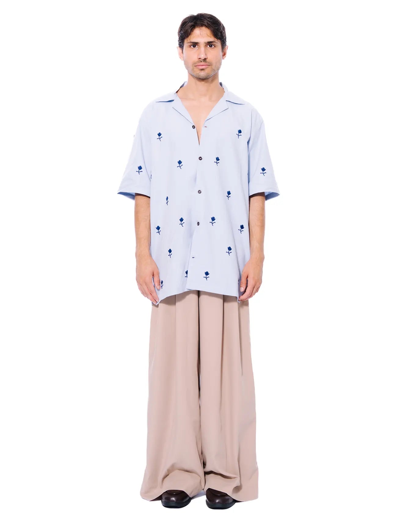 Wear Oga Blue Rose Shirt Cult Khi